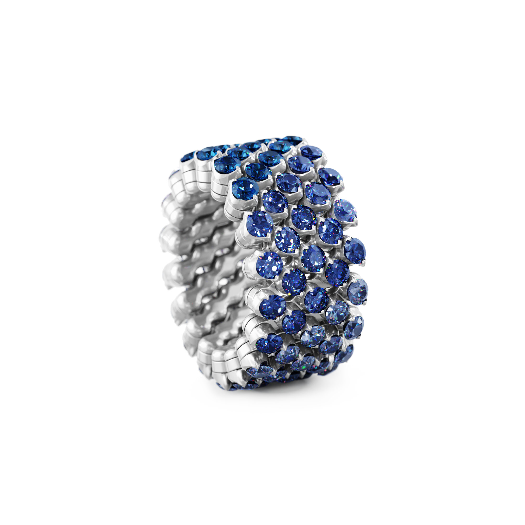 Serafino Consoli Brevetto Multi-Size Ring (Ref: RMS 5F4 WG BS SFT)