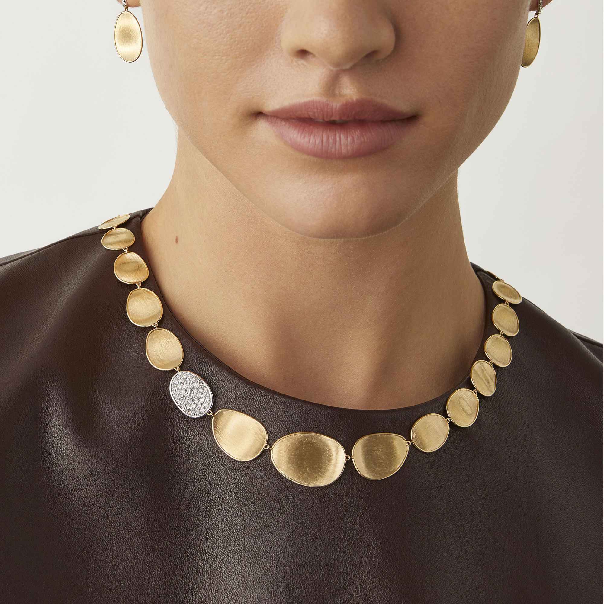 Marco Bicego Lunaria Halskette (Ref: CB1975_B_YW_Q6)