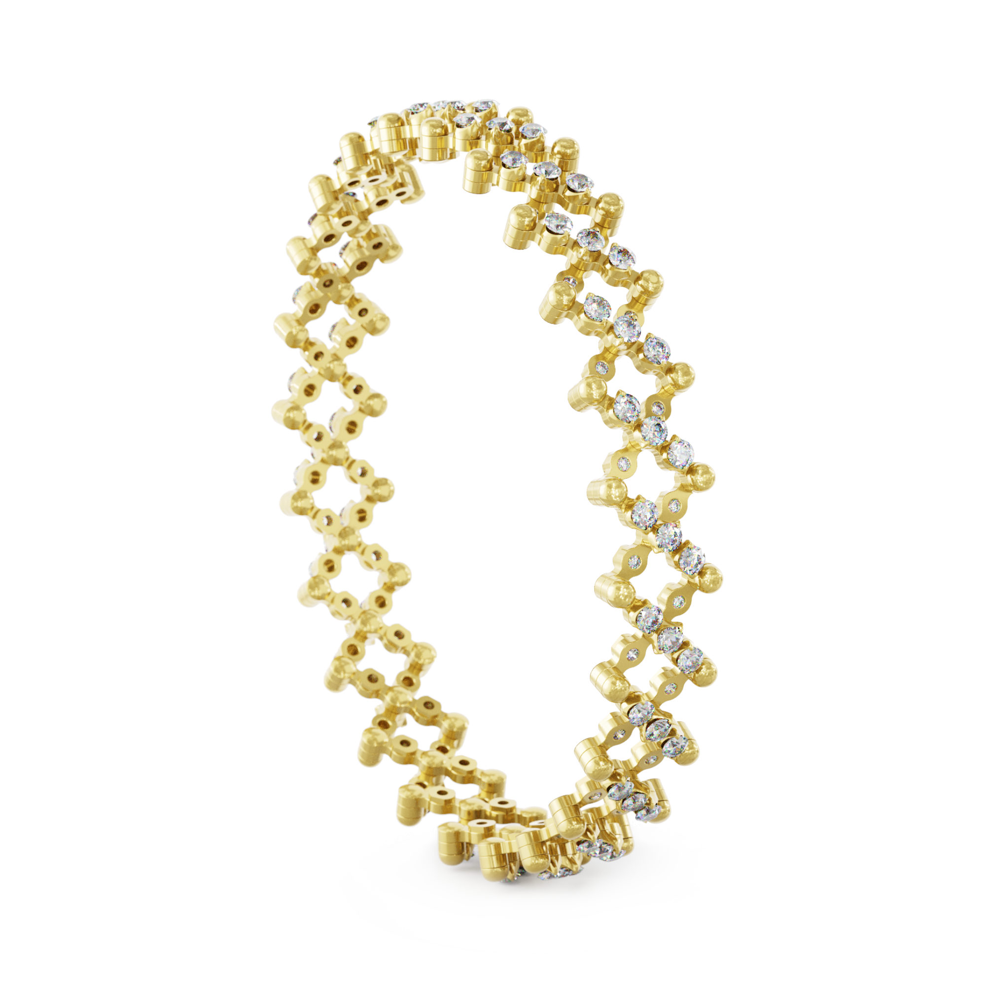 Serafino Consoli Serafino Multi-Size Ring und Armreif (Ref: S.RB 5MI4 YG WD)
