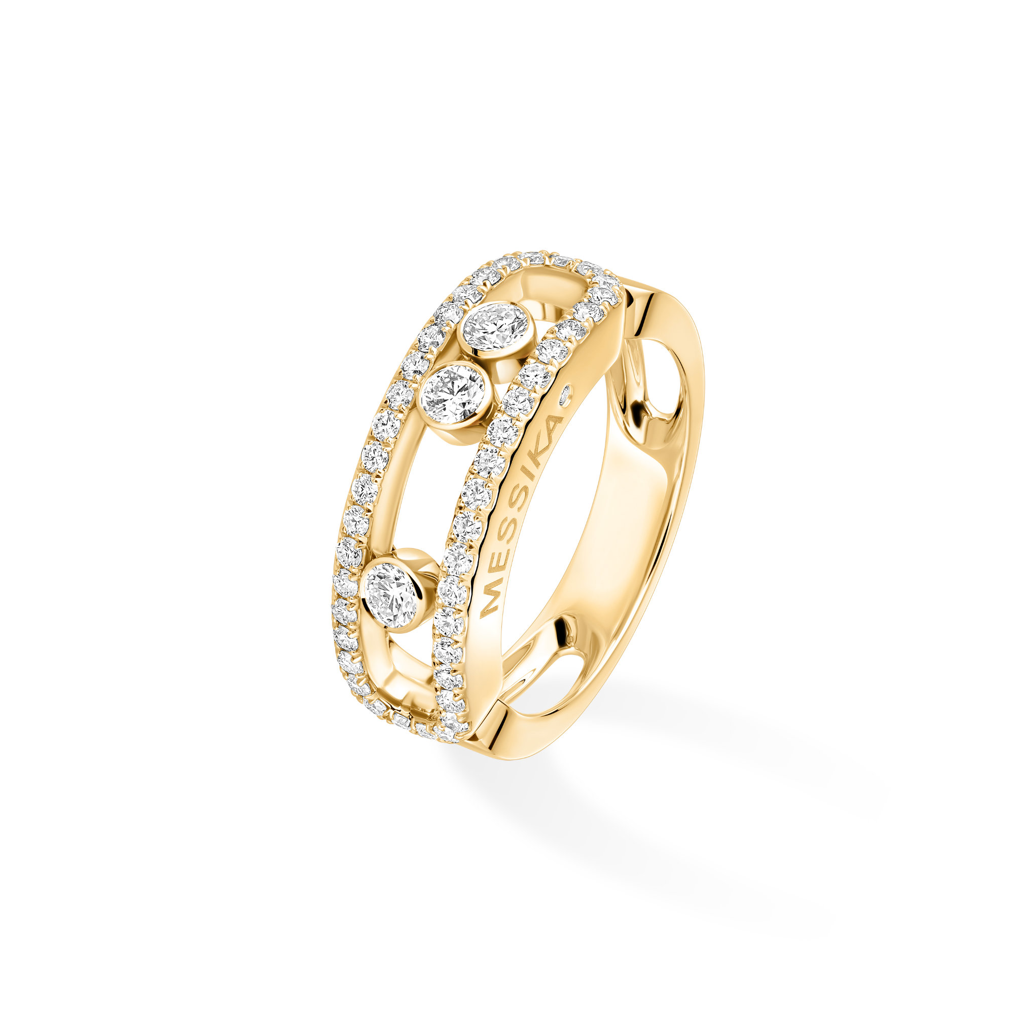 Messika Move Classique Pavé Ring (Ref: 04000-YG)