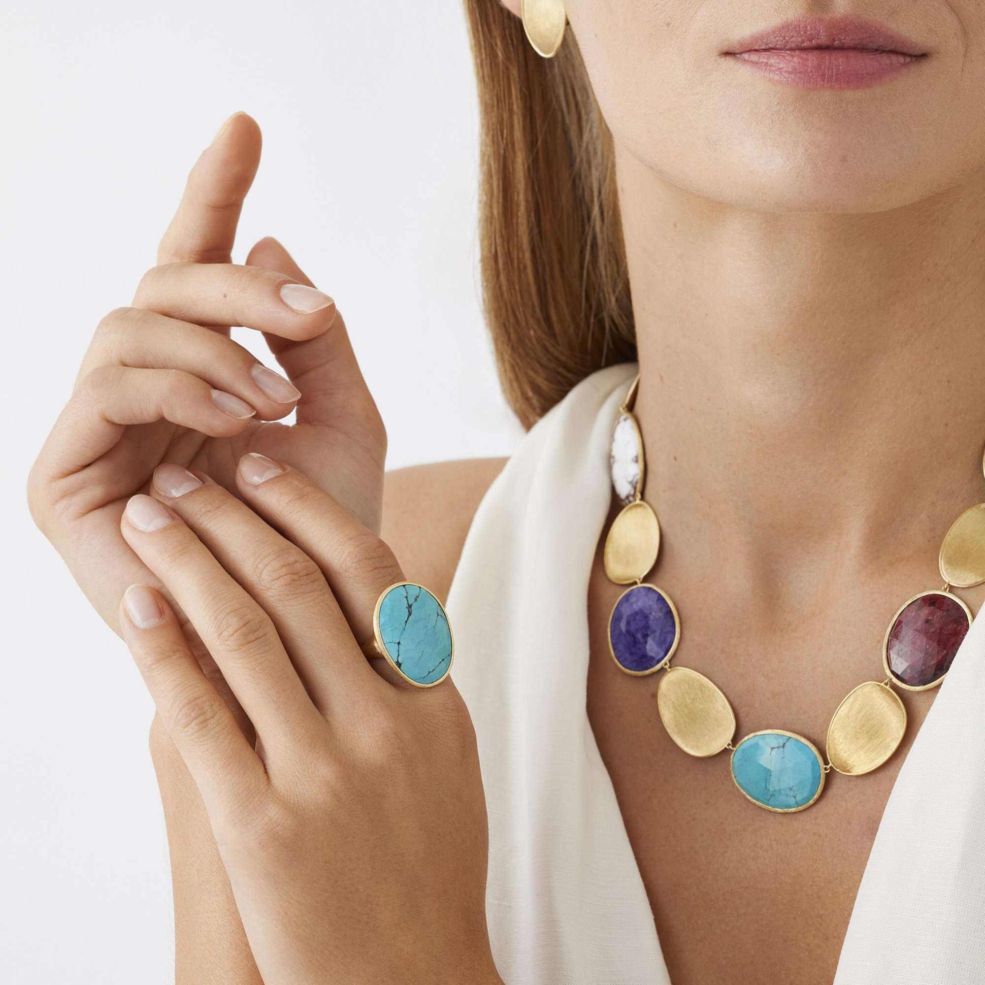 Marco Bicego Lunaria Color Ring (Ref: AB564 TUM01 Y)