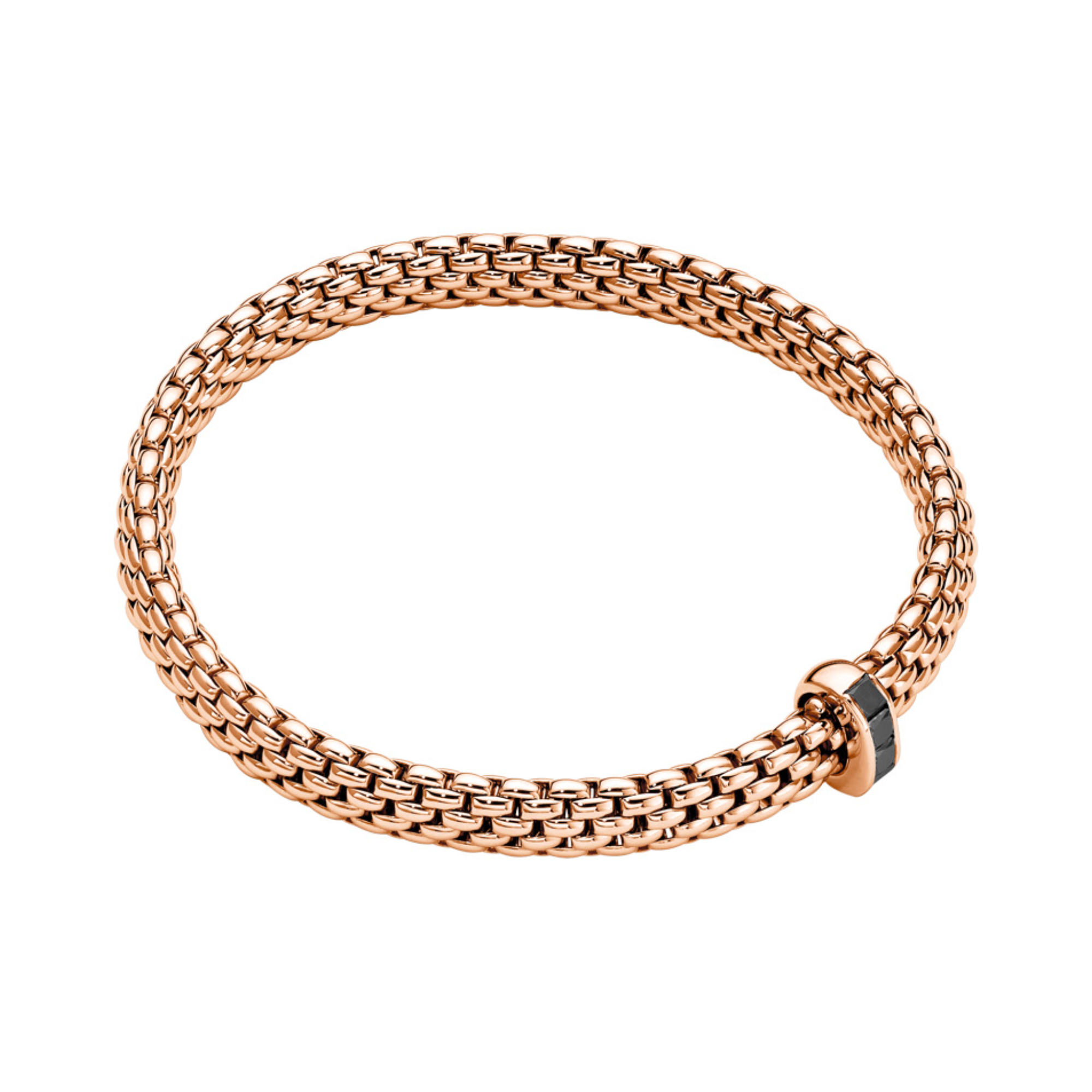 FOPE Vendôme Flex'it Armband mit schwarzen Diamanten (Ref: 58402BX_BN_R_XRX_0XS)