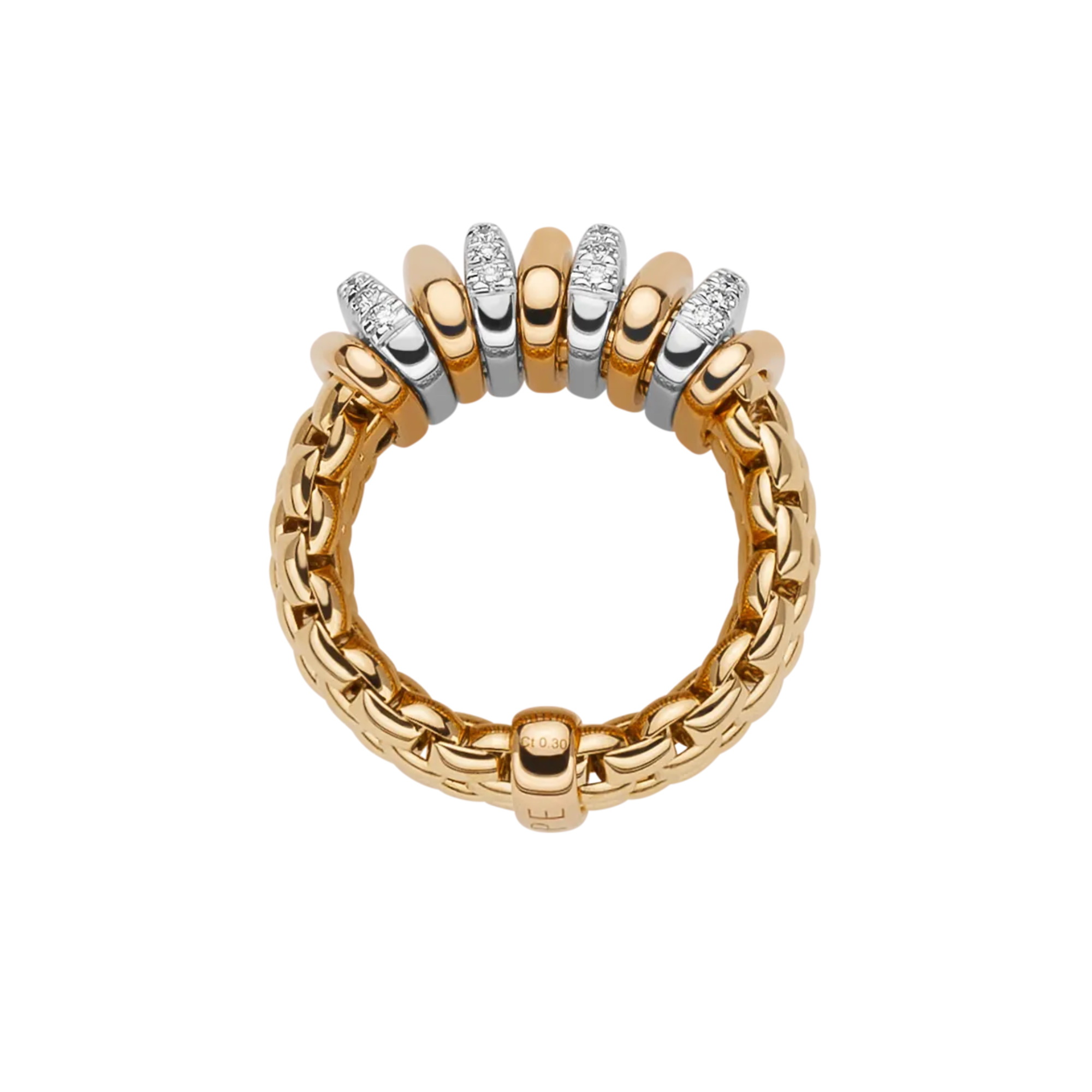 FOPE Panorama Flex'it Ring mit Diamanten (Ref: 58804AX_BB_G_GBX_00S)