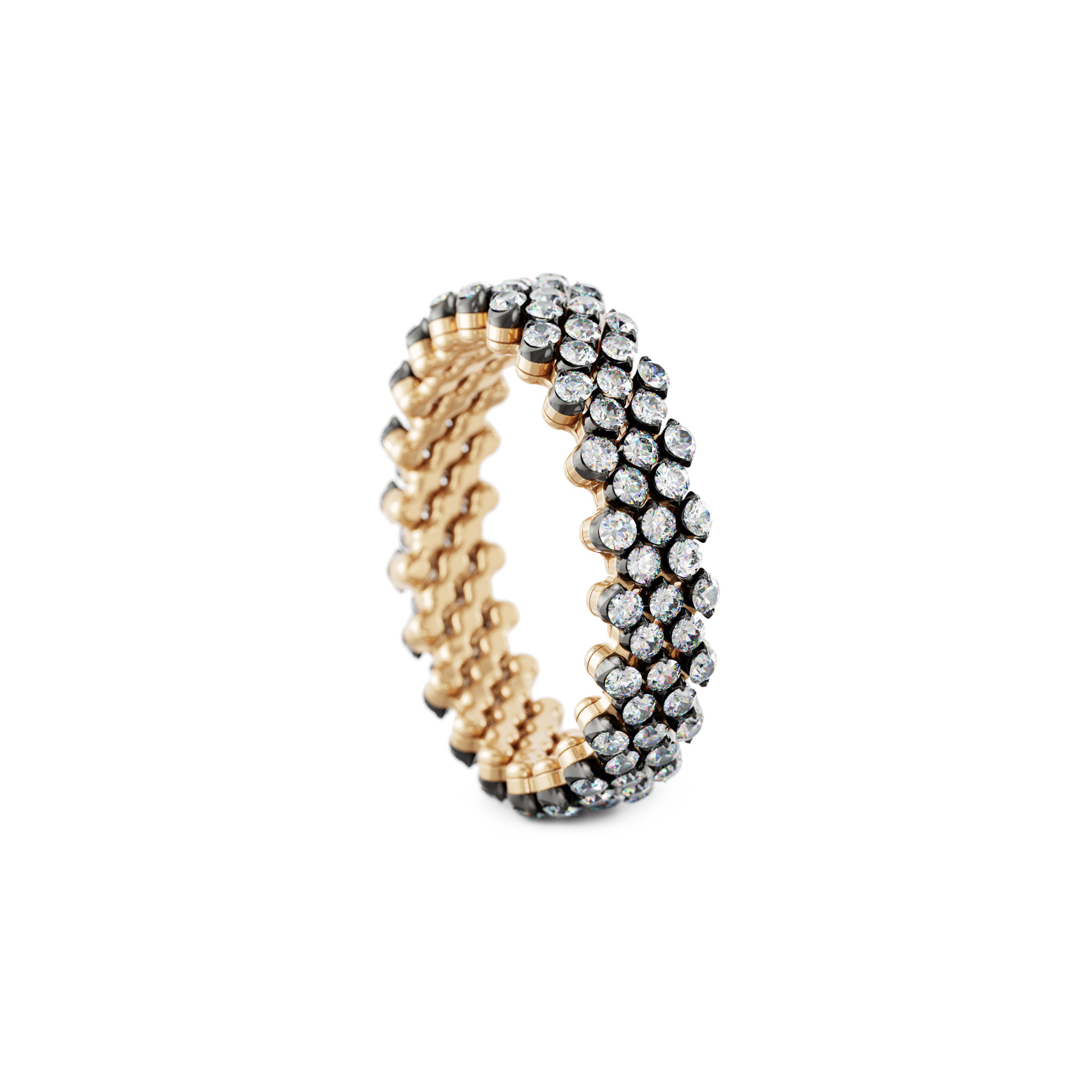 Serafino Consoli Brevetto Multi-Size Ring (Ref: RMS 5F2 RBG WD)