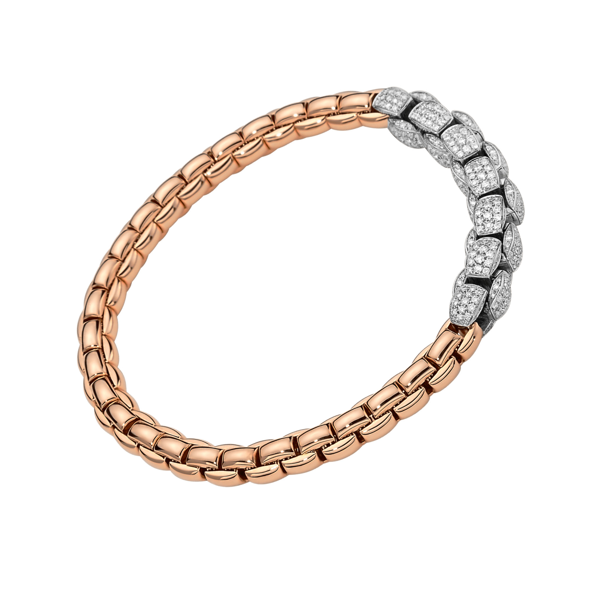 FOPE Eka Flex'it Armband mit Pavébesatz (Ref: 77305BX_PB_R_XBX_00S)