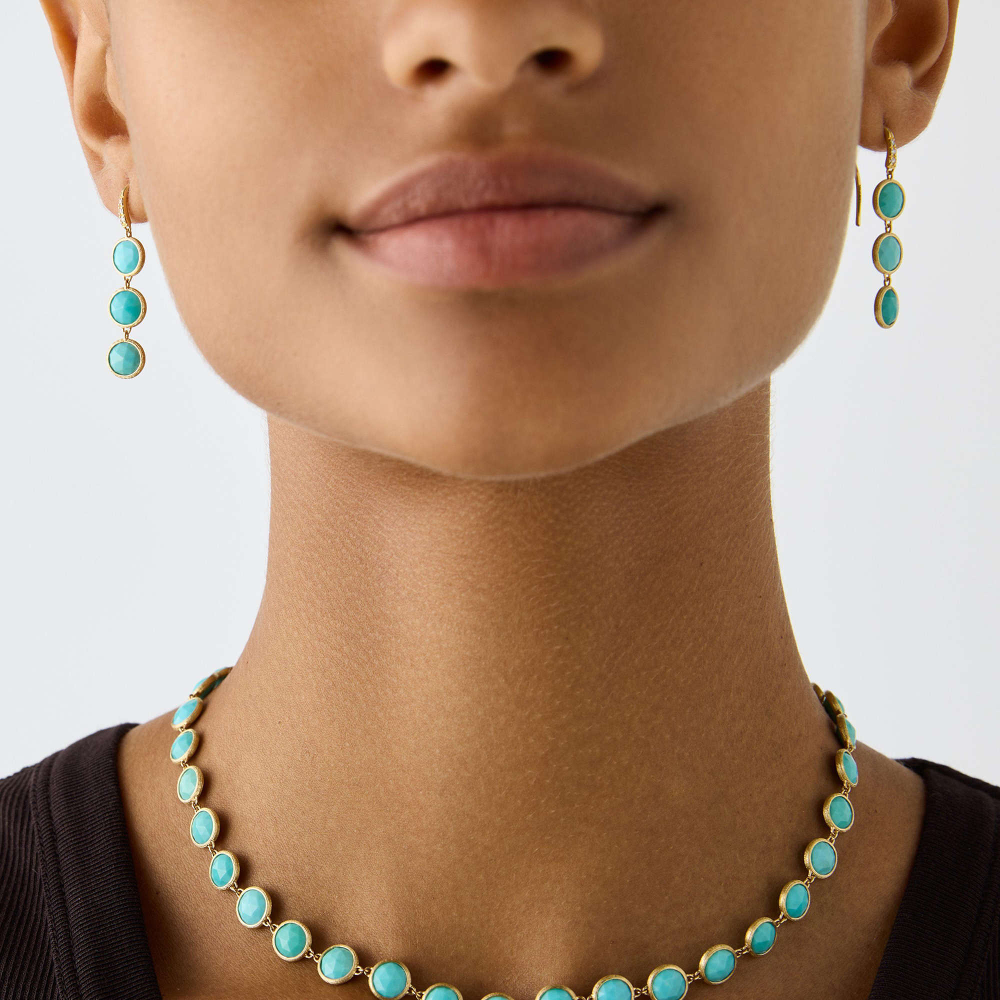 Marco Bicego Jaipur Color Ohrhänger (Ref: OB1965-AB TU01 Y)