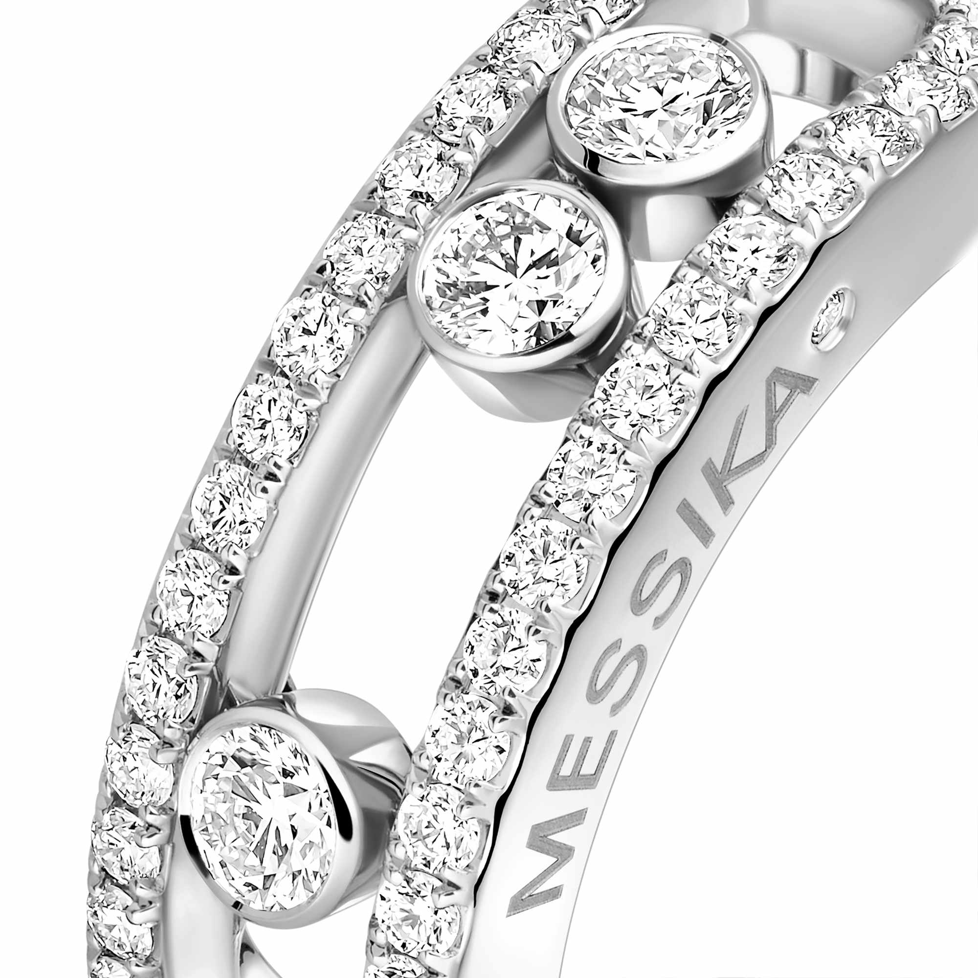 Messika Move Classique Pavé Ring (Ref: 04000-WG)