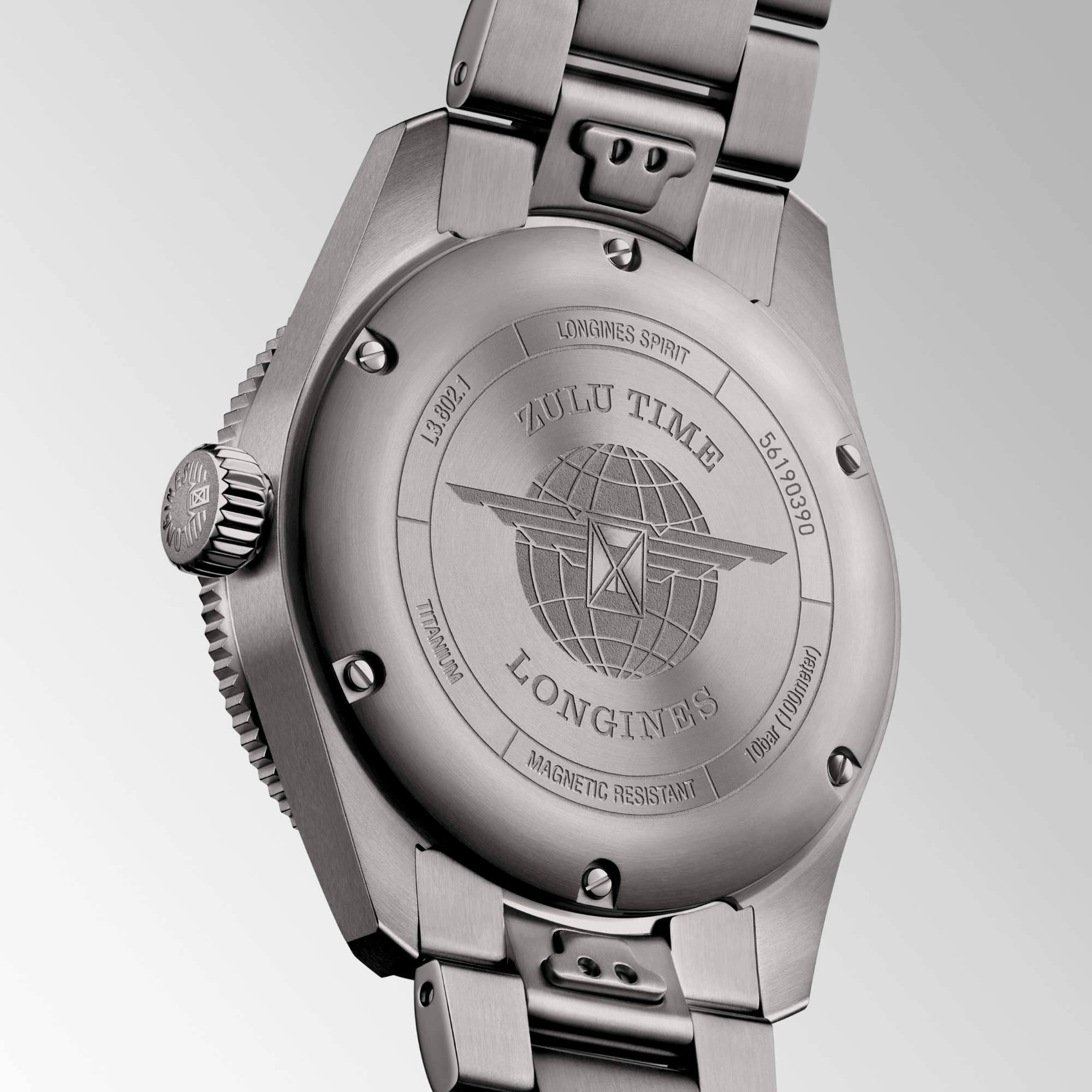 Longines LONGINES SPIRIT ZULU TIME TITANIUM (Ref: L3.802.1.53.6)