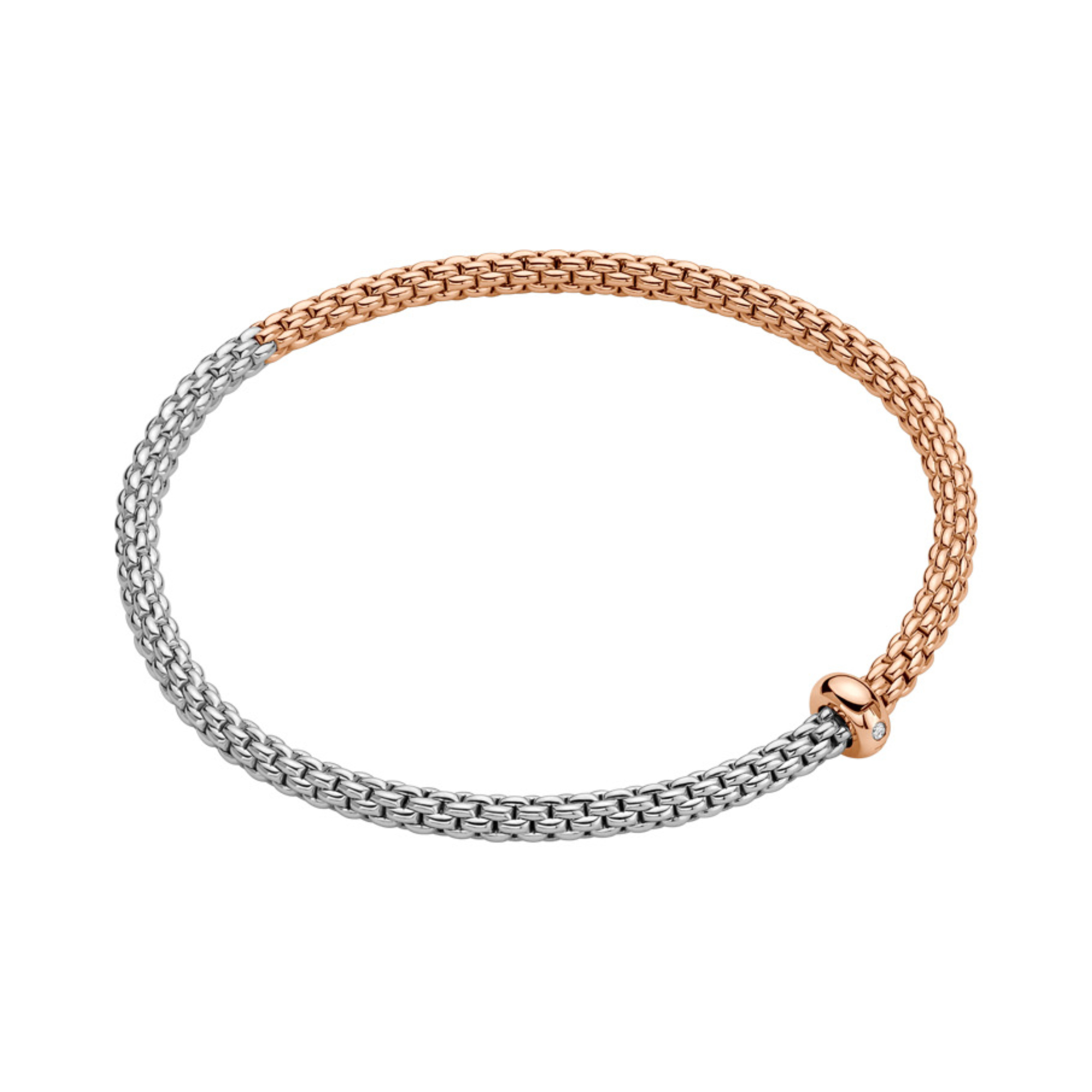 FOPE Prima Flex’it Armband mit zweifarbigem Geflecht (Ref: 01M08B2_BB_1_XRX_0XS)