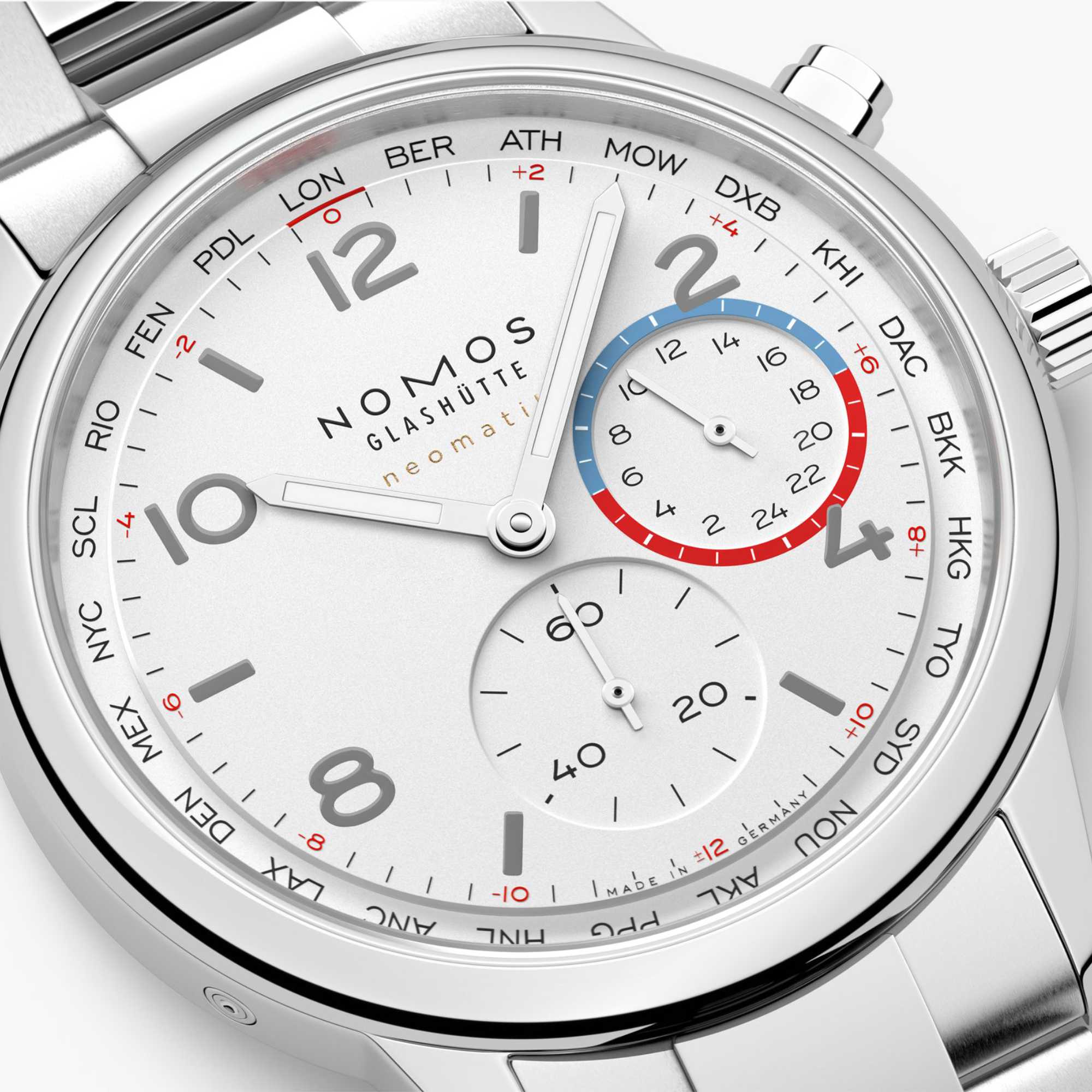 NOMOS Glashütte Club Sport Neomatik Weltzeit (Ref: 792)
