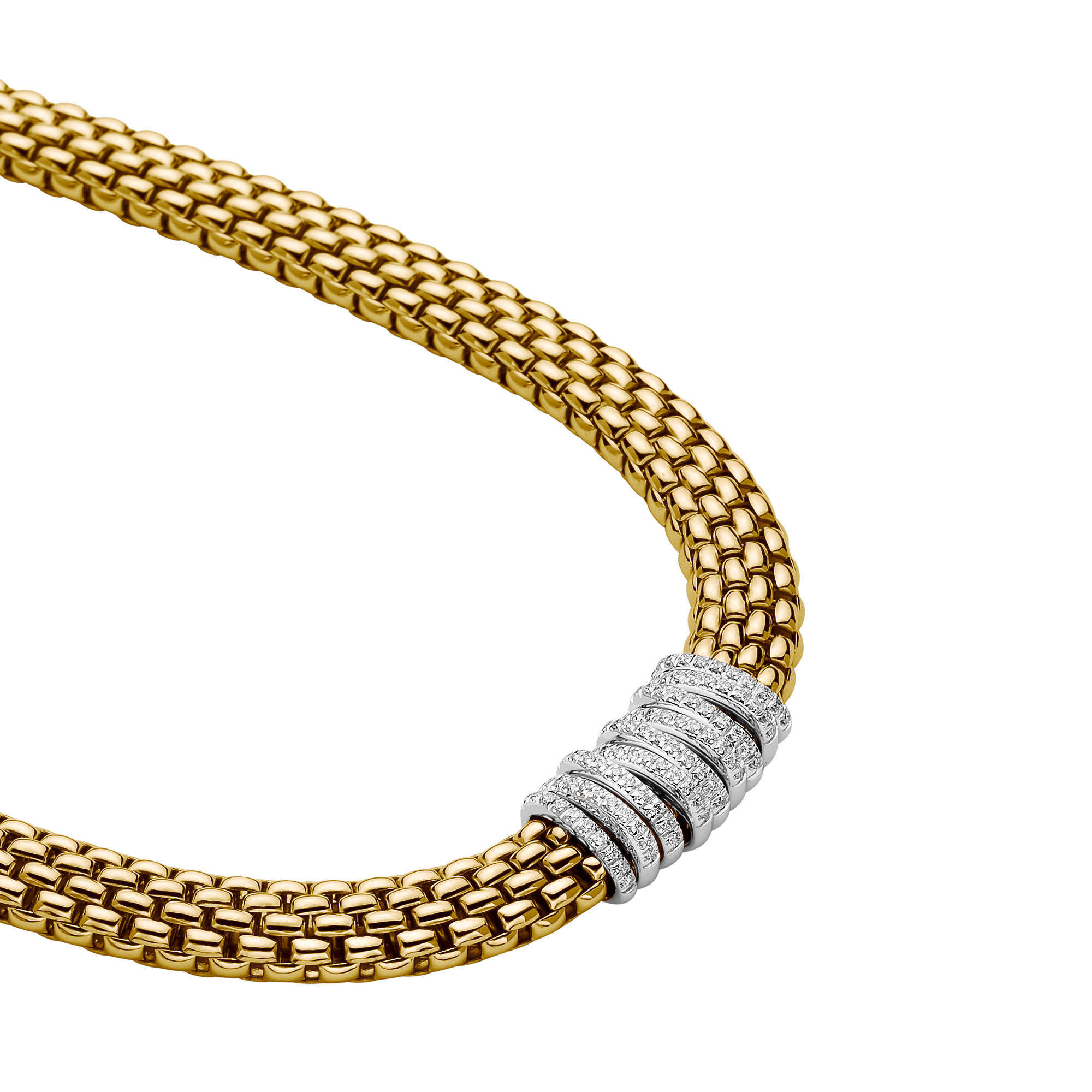 FOPE Panorama Collier mit Diamanten (Ref: 58812CX_PB_G_XBX_042)