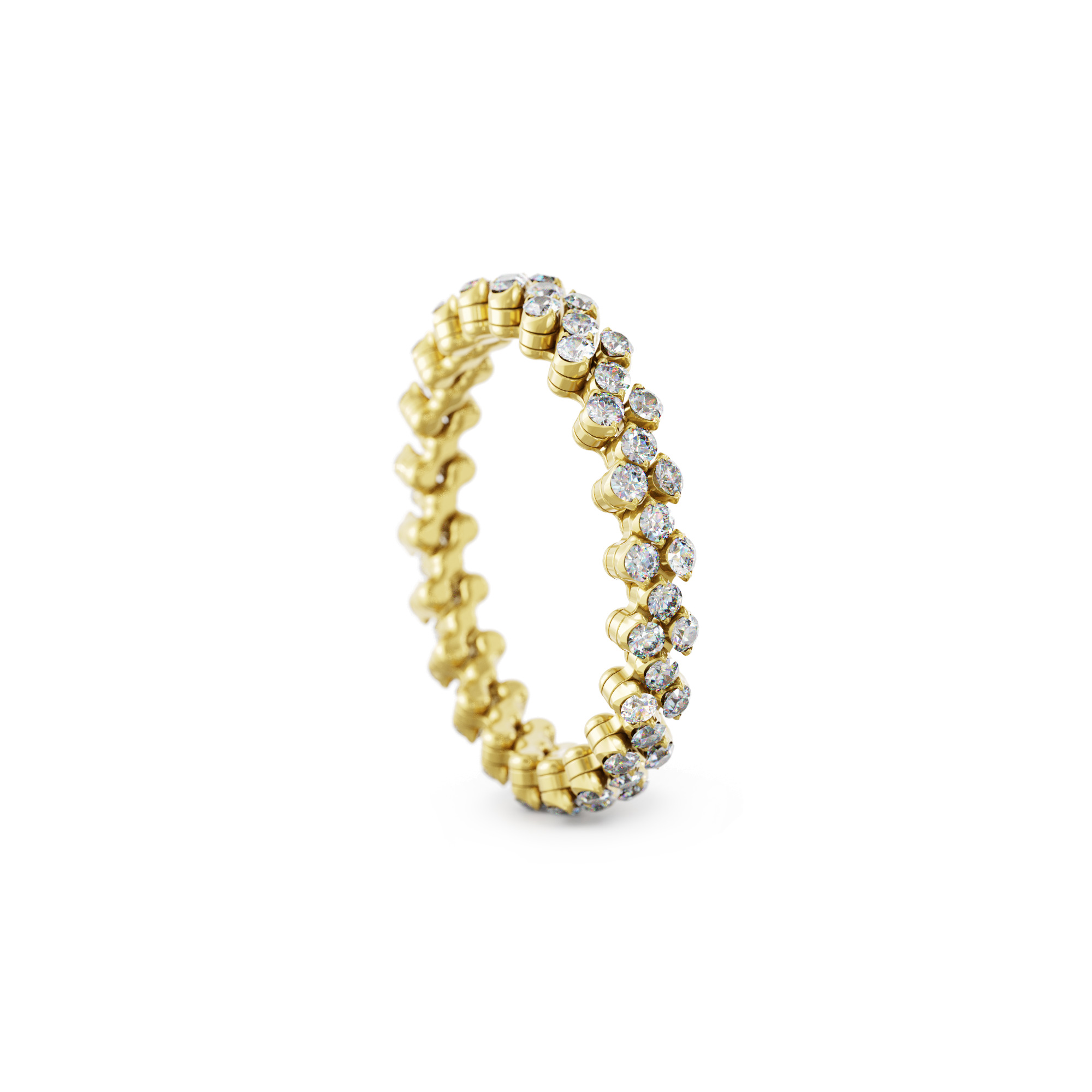 Serafino Consoli Brevetto Multi-Size Ring (Ref: RMS 3F2 YG WD)