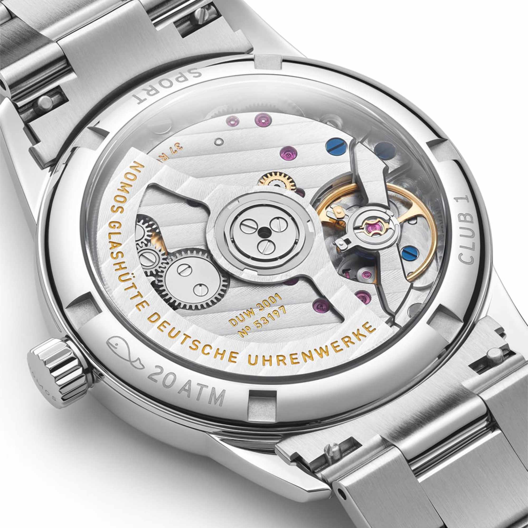 NOMOS Glashütte Club Sport Neomatik 34 Gold (Ref: 755)