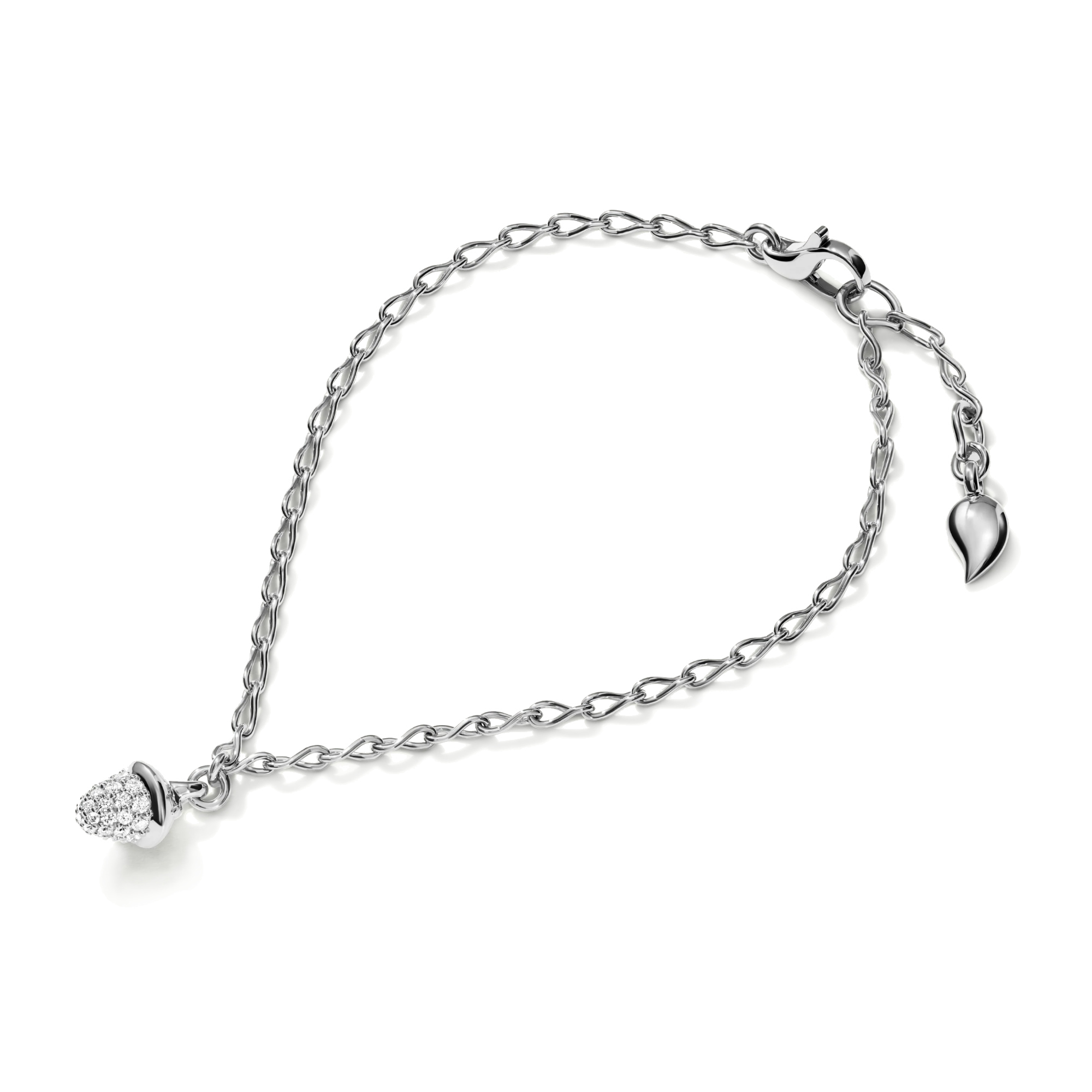 Tamara Comolli MiniMIKADO Armband mit Diamant-Pavé (Ref: B-mMC-c-p-wg)