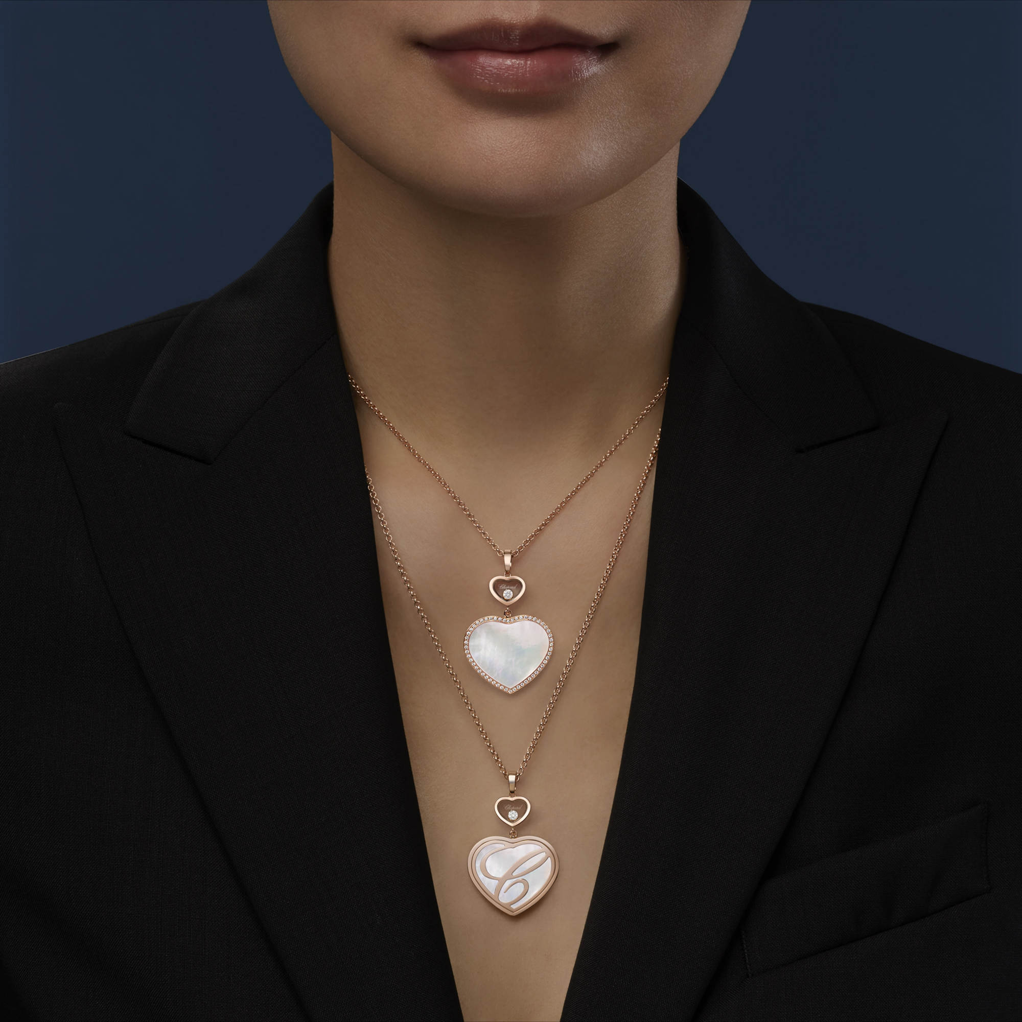 Chopard Happy Hearts Anhänger mit Halskette (Ref: 79A075-5391)