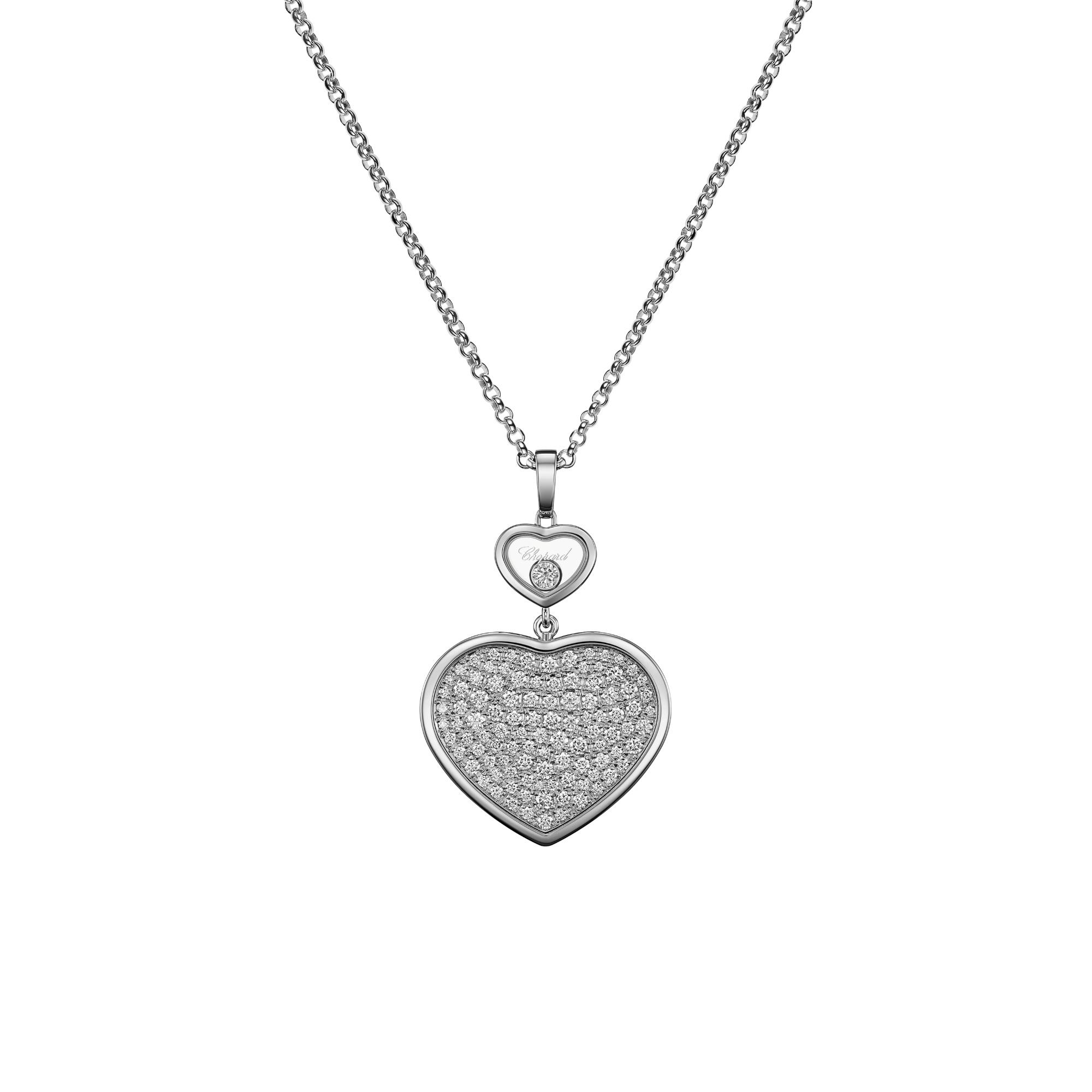 Chopard Happy Hearts Anhänger mit Halskette (Ref: 79A075-1901)