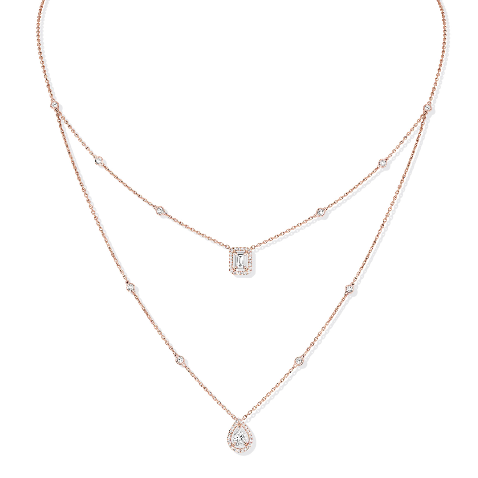 Messika My Twin Halskette (Ref: 12966-PG)