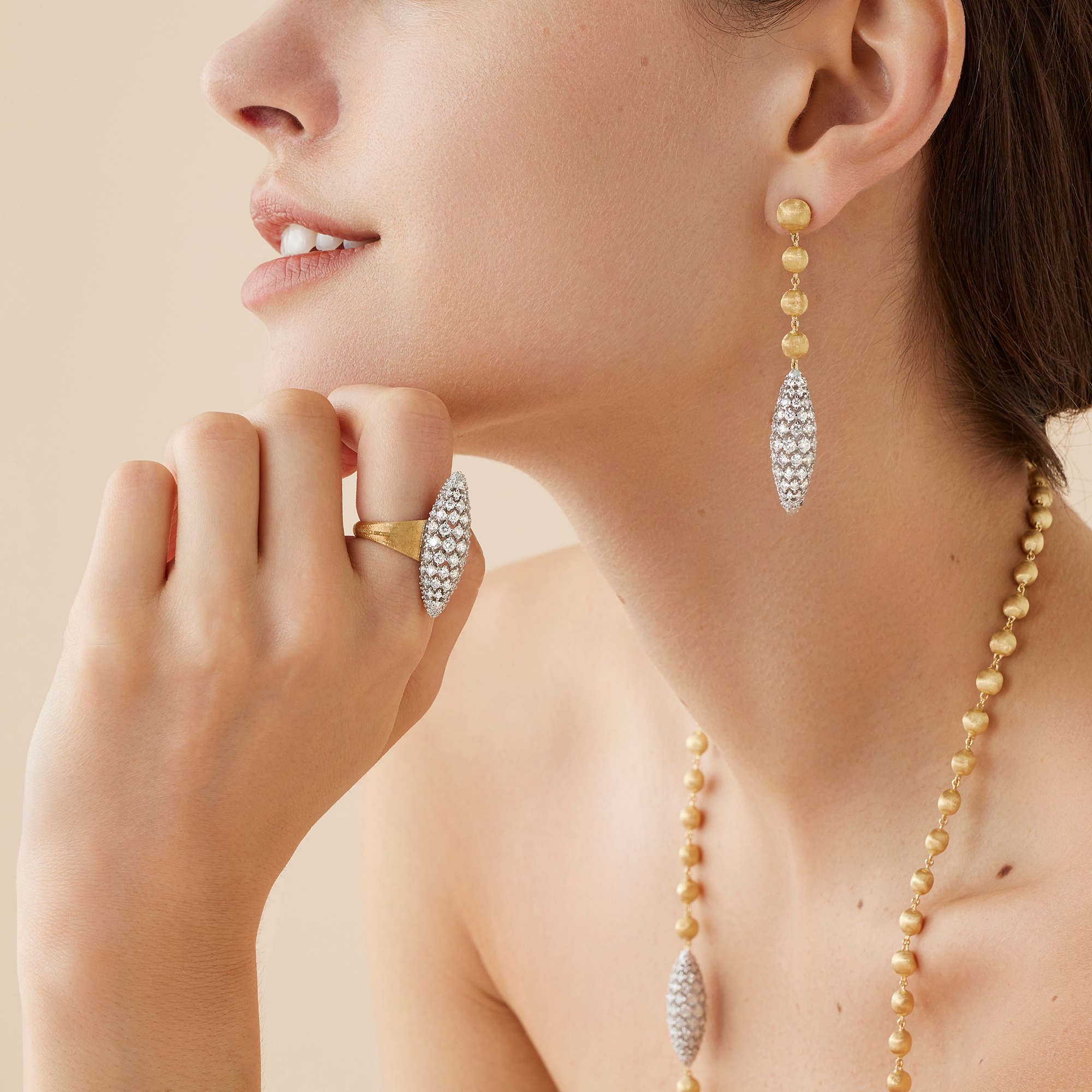 Marco Bicego Africa Ohrhänger (Ref: OB1875_B_YW_Q6)