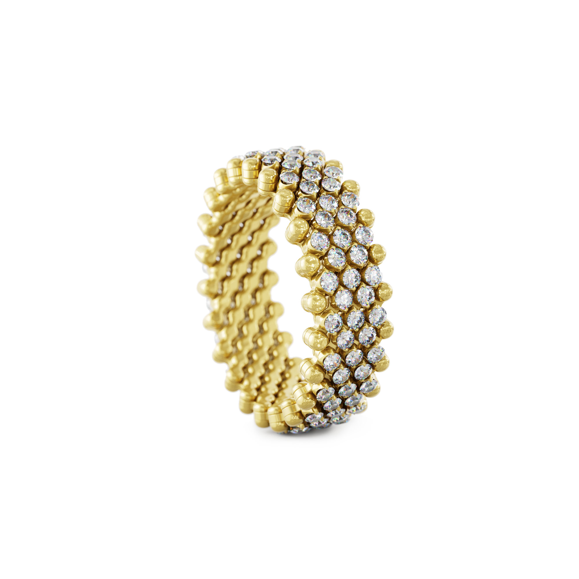 Serafino Consoli Brevetto Multi-Size Ring (Ref: RMS 7M2 YG RIVIERA)