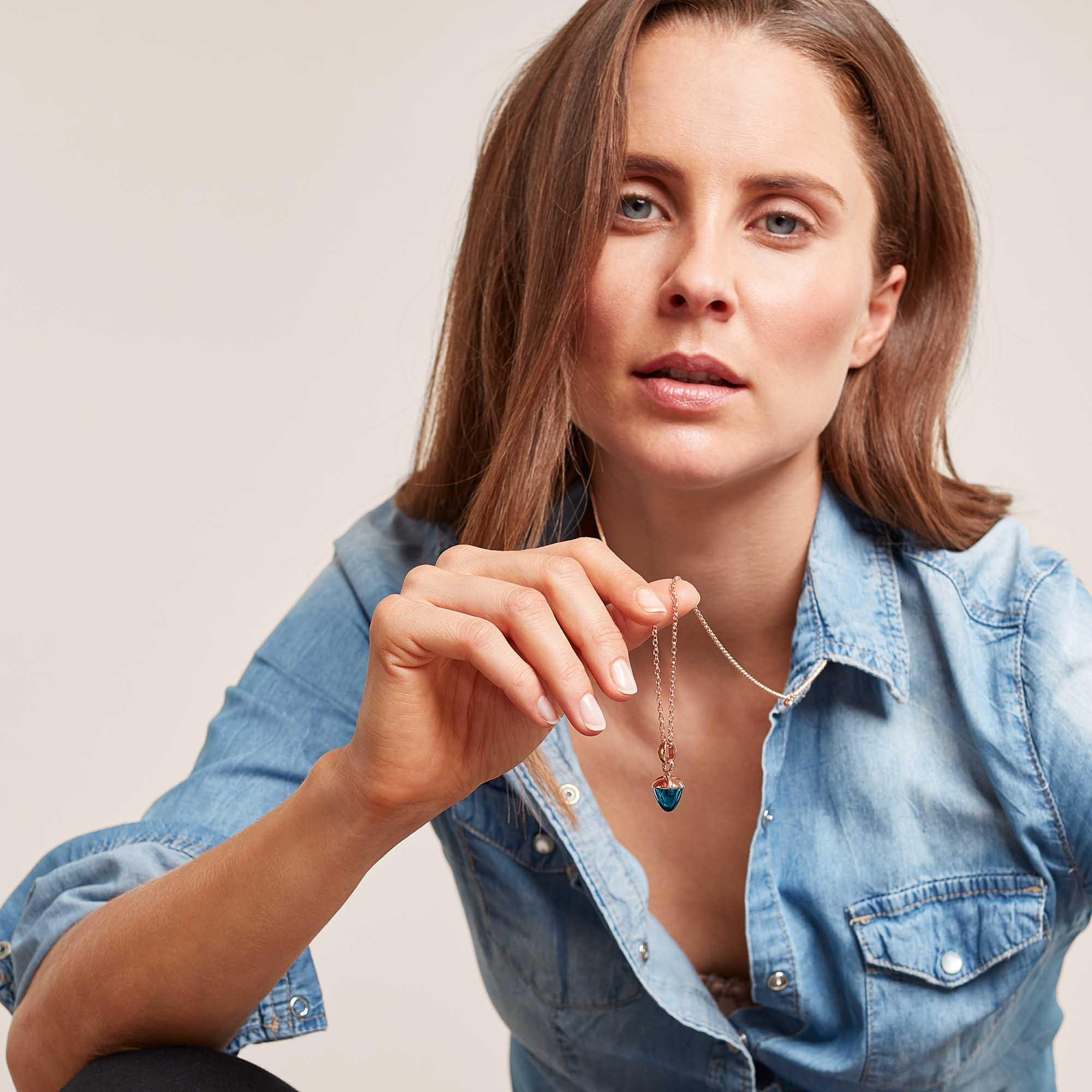 Tamara Comolli MIKADO Bouquet Anhänger mit London Topas (Ref: P-MB-ToLo-rg)