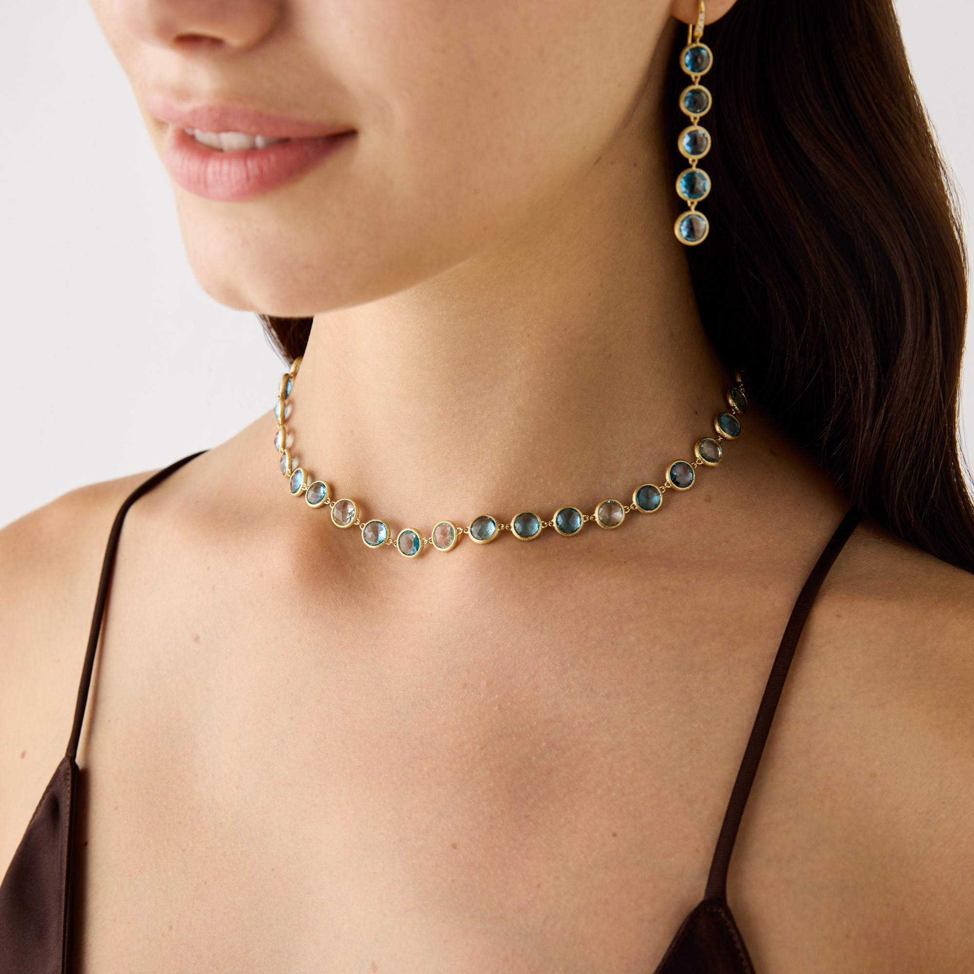 Marco Bicego Jaipur Color Halskette (Ref: CB2975 TP01 Y)