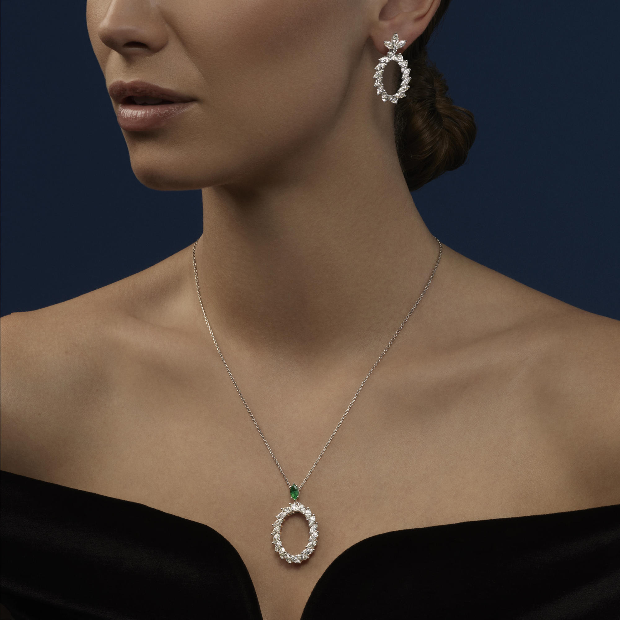 Chopard L'Heure du Diamant Marquise Ohrhänger (Ref: 84A062-1001)
