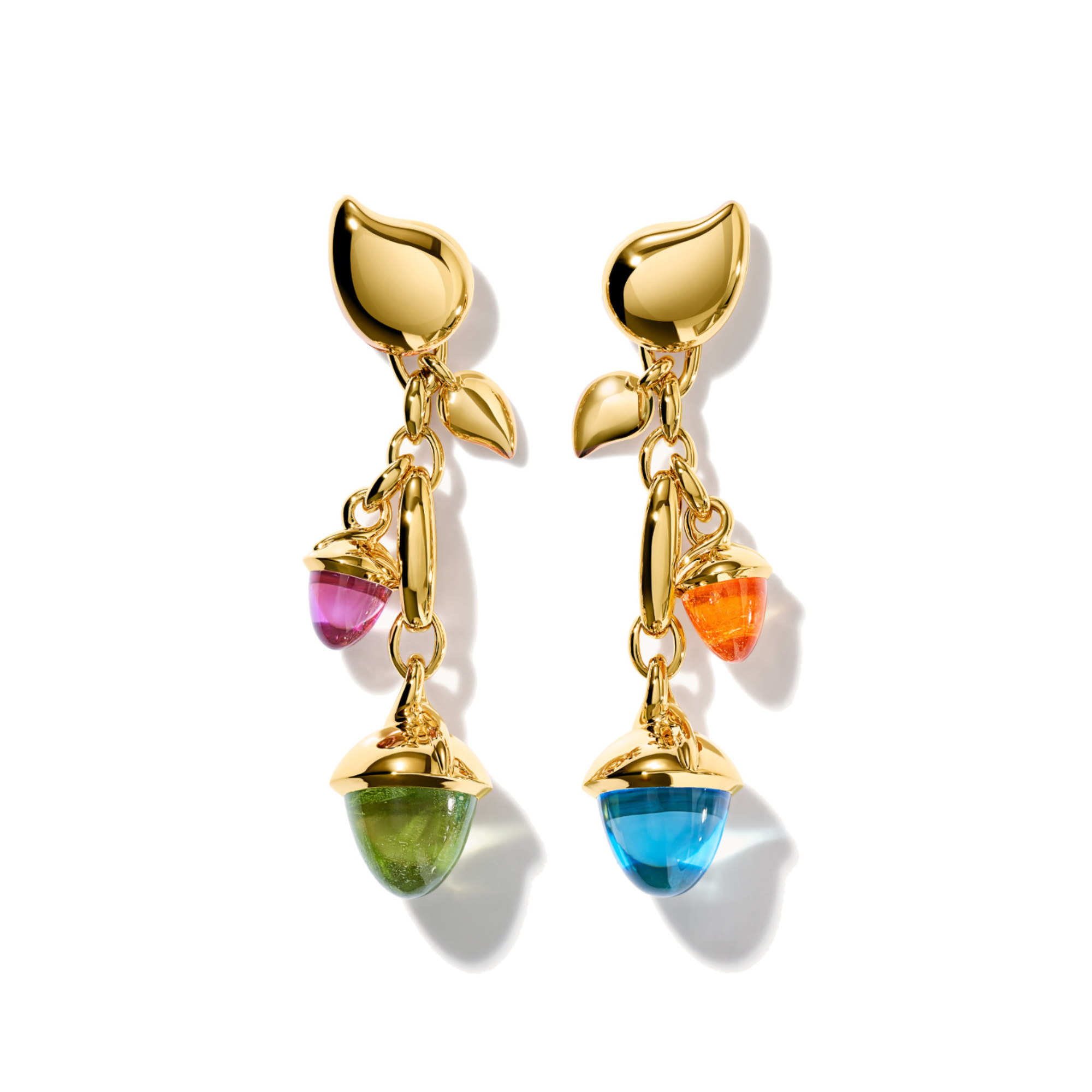 Tamara Comolli MIKADO Ohrringe Dangling 2 Acorns 'Candy' (Ref: E-M-d-2-Can-yg)