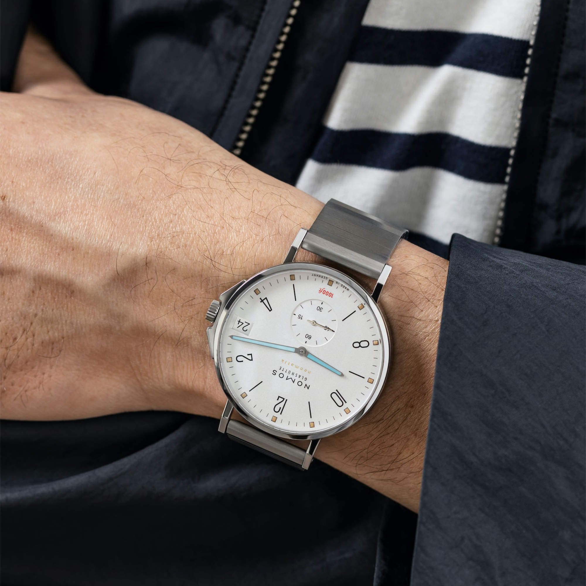 NOMOS Glashütte Tangente Sport neomatik 42 Datum (Ref: 580)