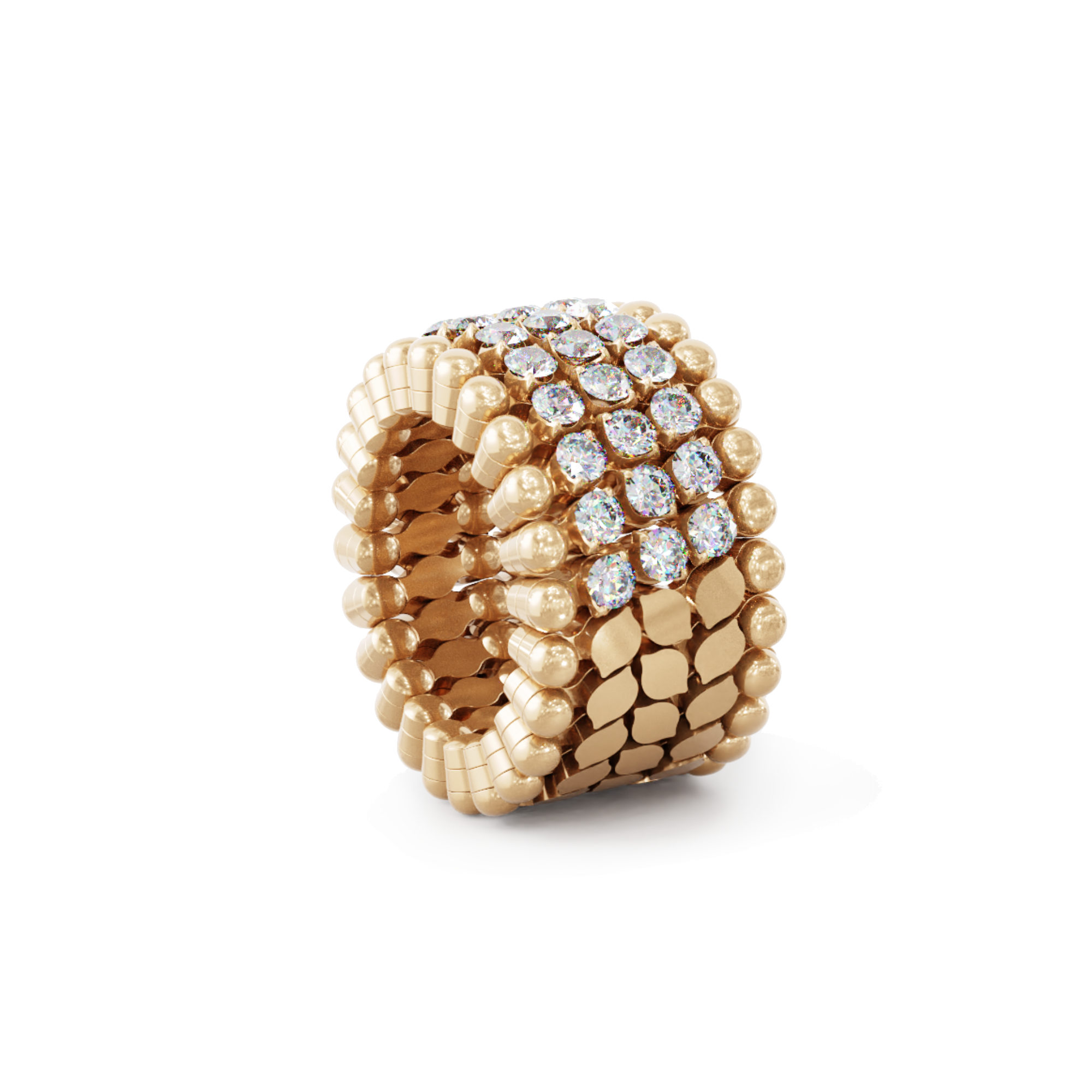 Serafino Consoli Serafino Ring Bracelet (Ref: S.RB 5HM4 RG WD)