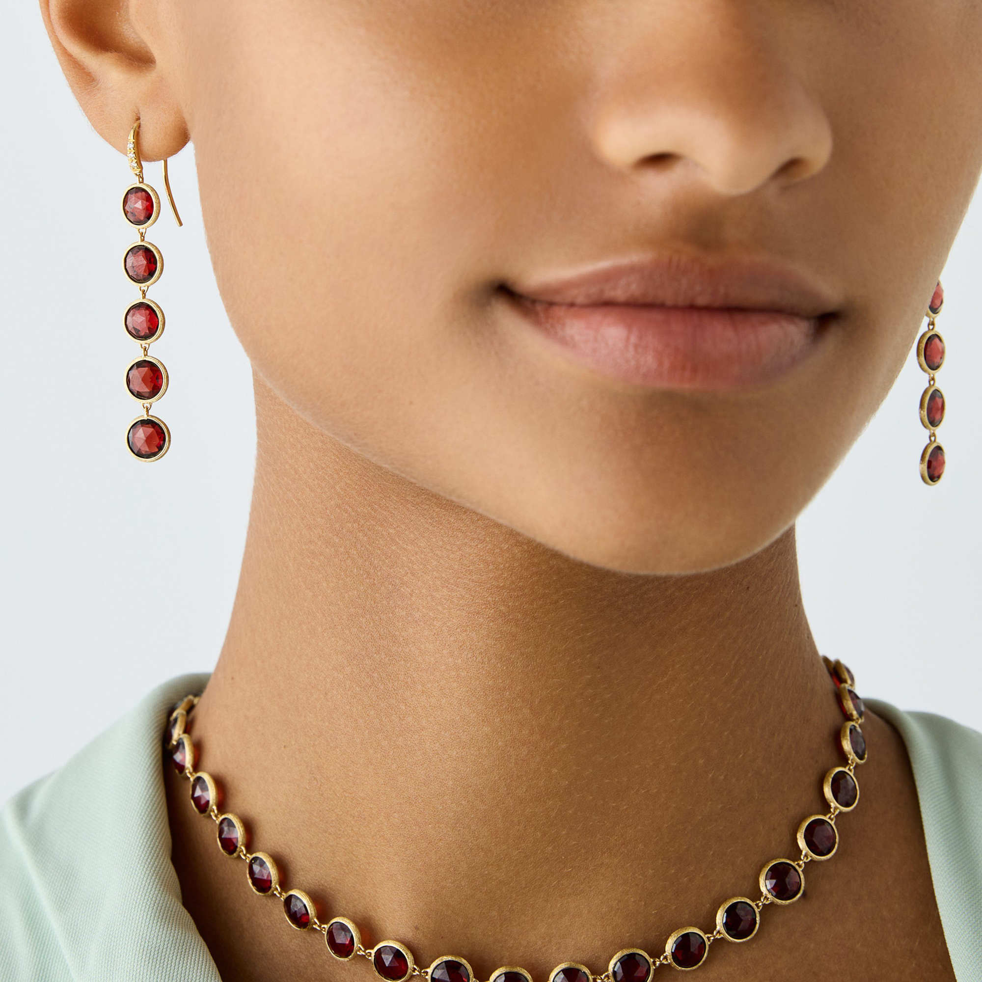 Marco Bicego Jaipur Color Ohrhänger (Ref: OB1966-AB RG01 Y)