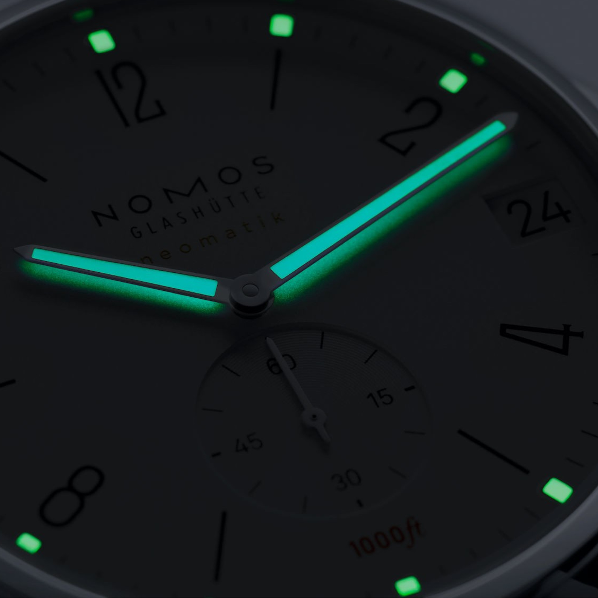 NOMOS Glashütte Tangente Sport neomatik 42 Datum (Ref: 580)