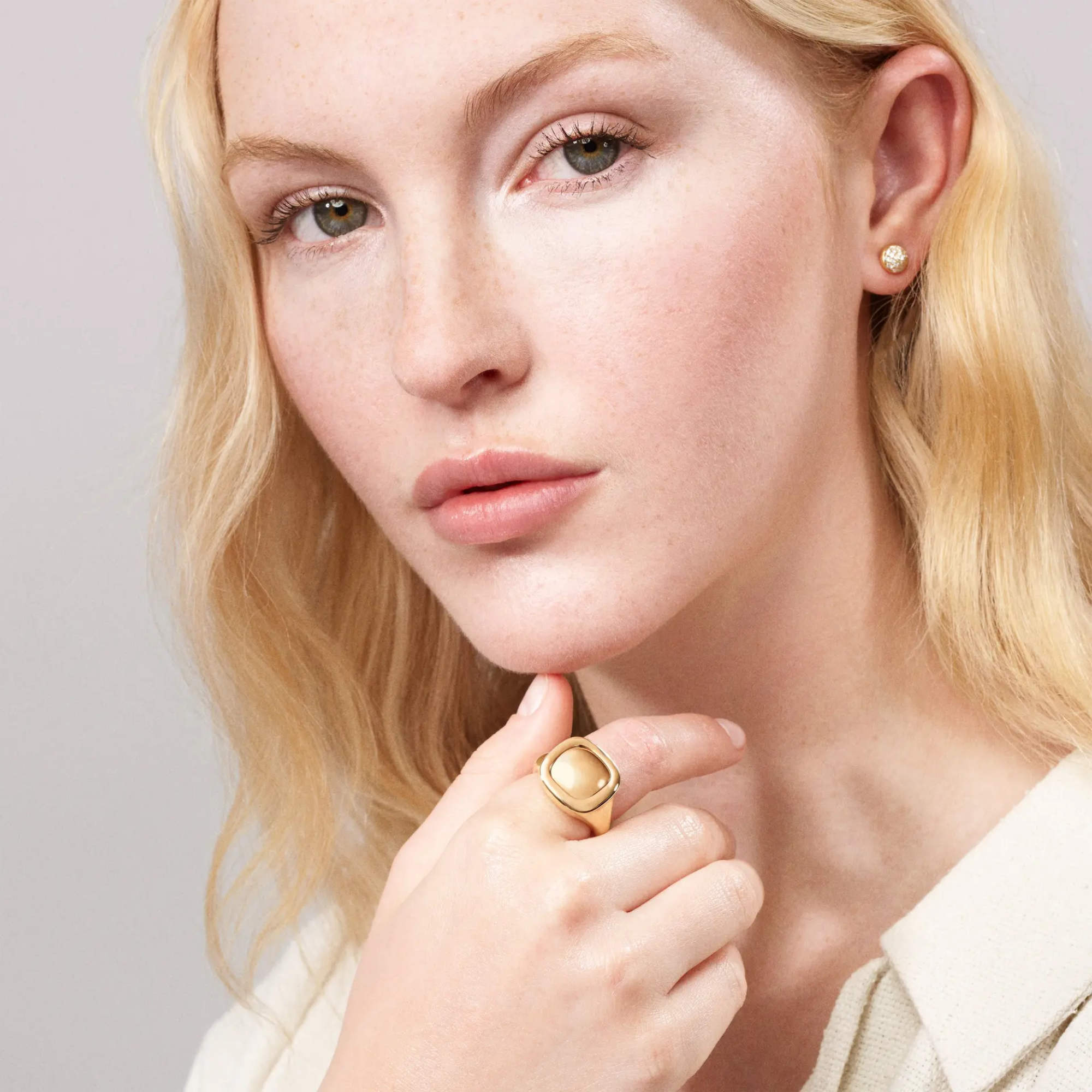 Ole Lynggaard Copenhagen Cushion Ring (Ref: A2839-401)