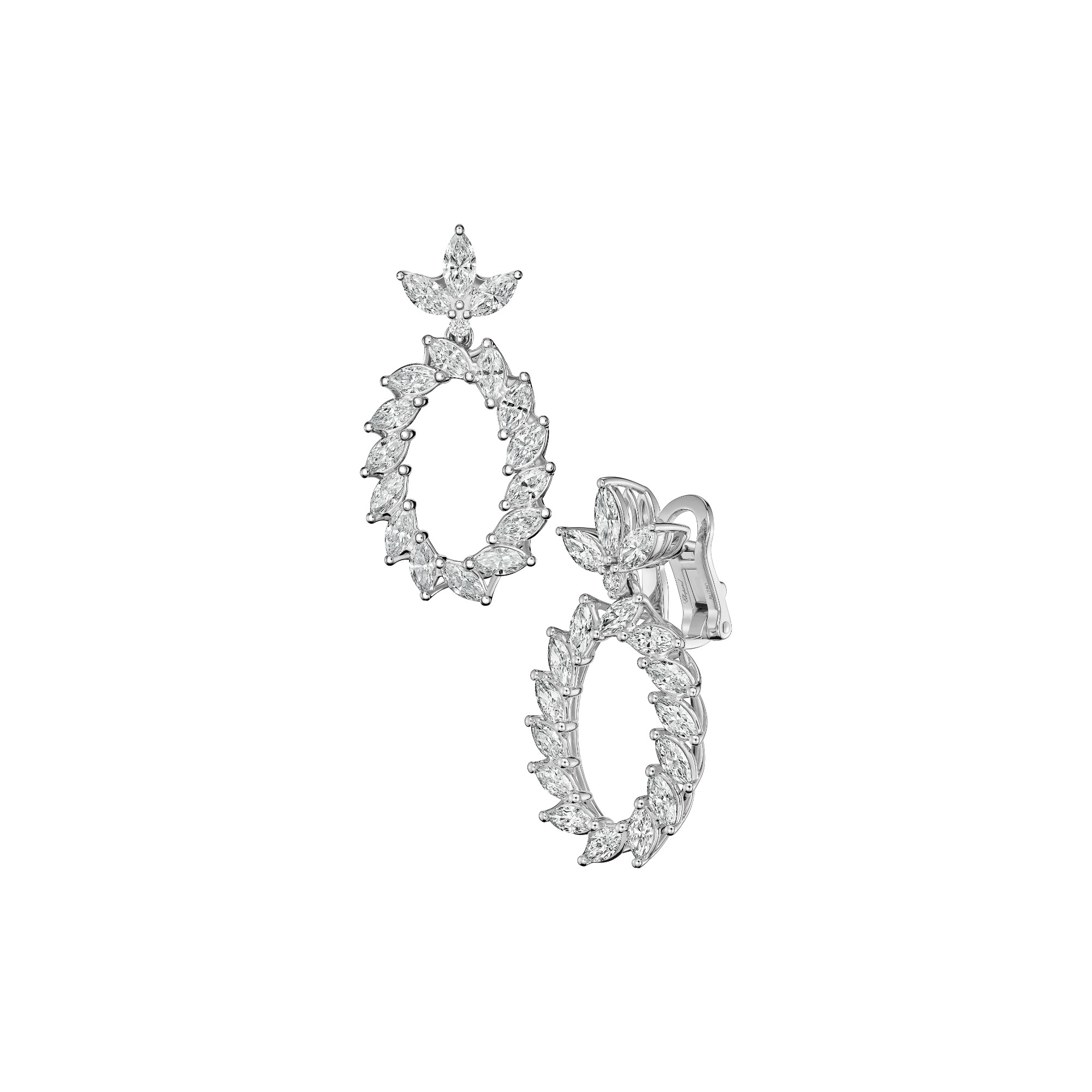 Chopard L'Heure du Diamant Marquise Ohrhänger (Ref: 84A062-1001)