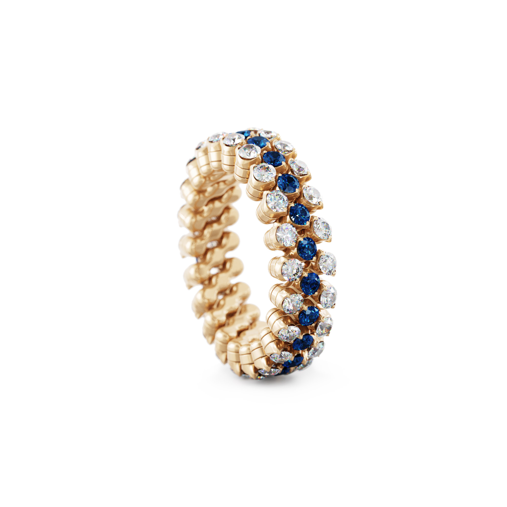 Serafino Consoli Brevetto Multi-Size Ring (Ref: RMS 3F2 RG WD BS)