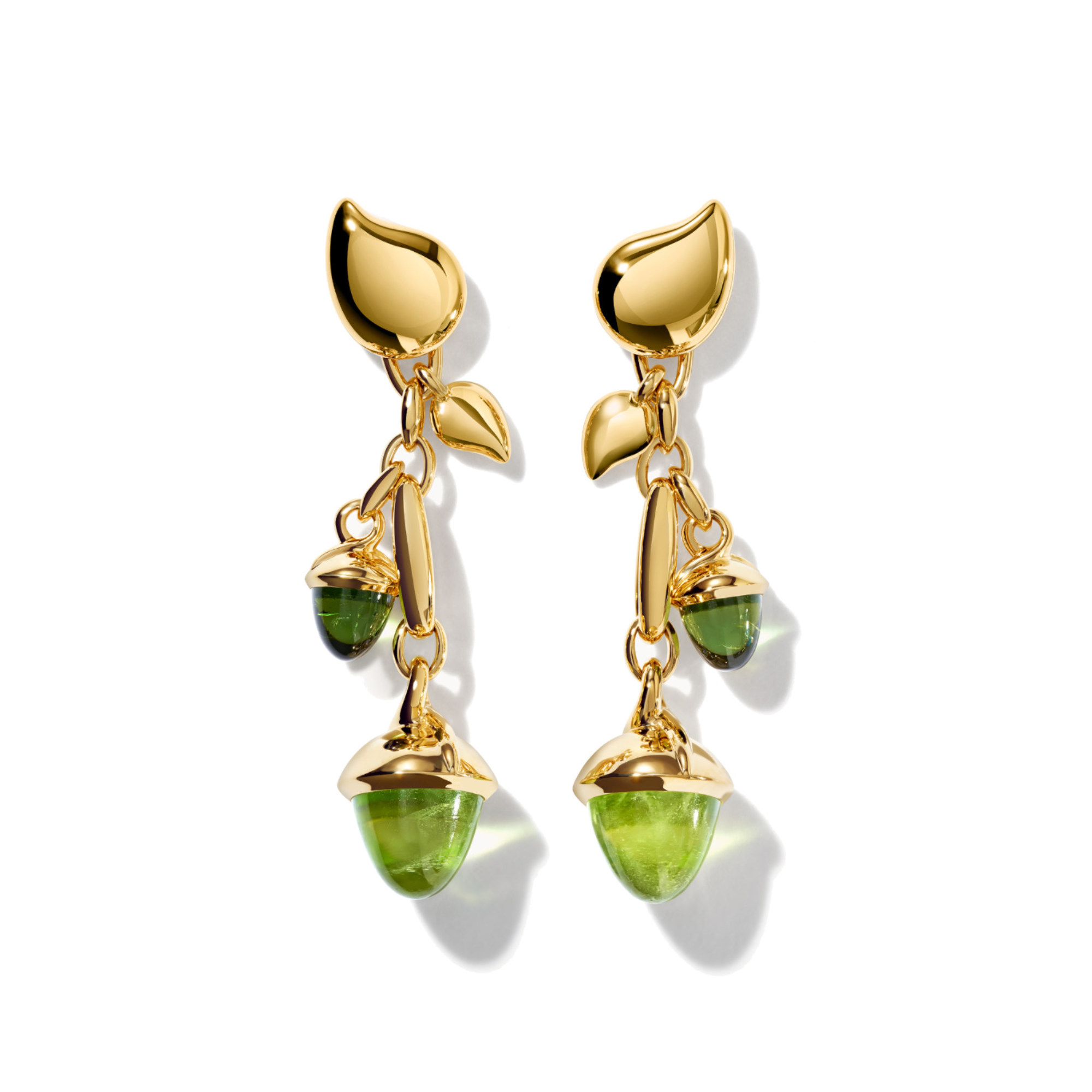 Tamara Comolli MIKADO Ohrringe Dangling 2 Acorns 'Rainforest' (Ref: E-M-d-2-RF-yg)