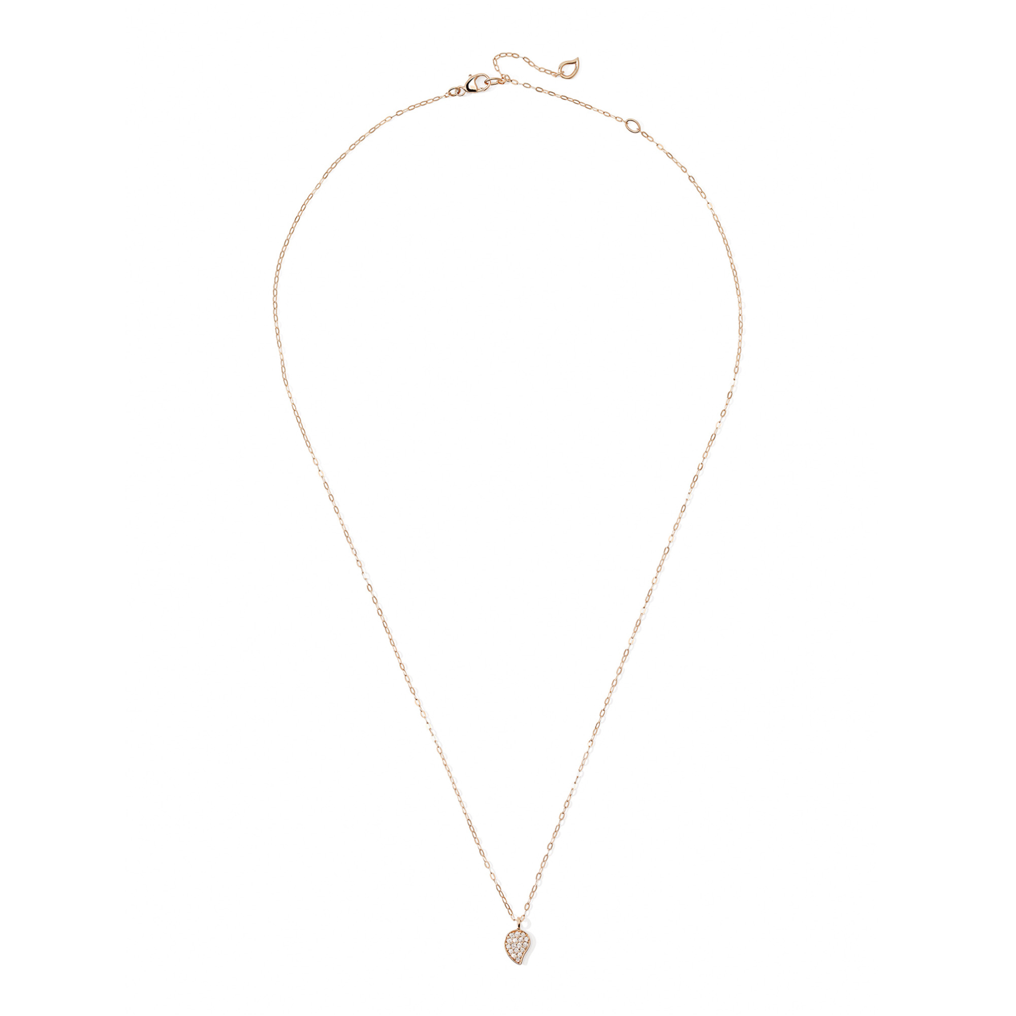 Tamara Comolli SPARKLE Kette mit DiamantPavé  (Ref: C-Spa-1-DR-p-rg-45)