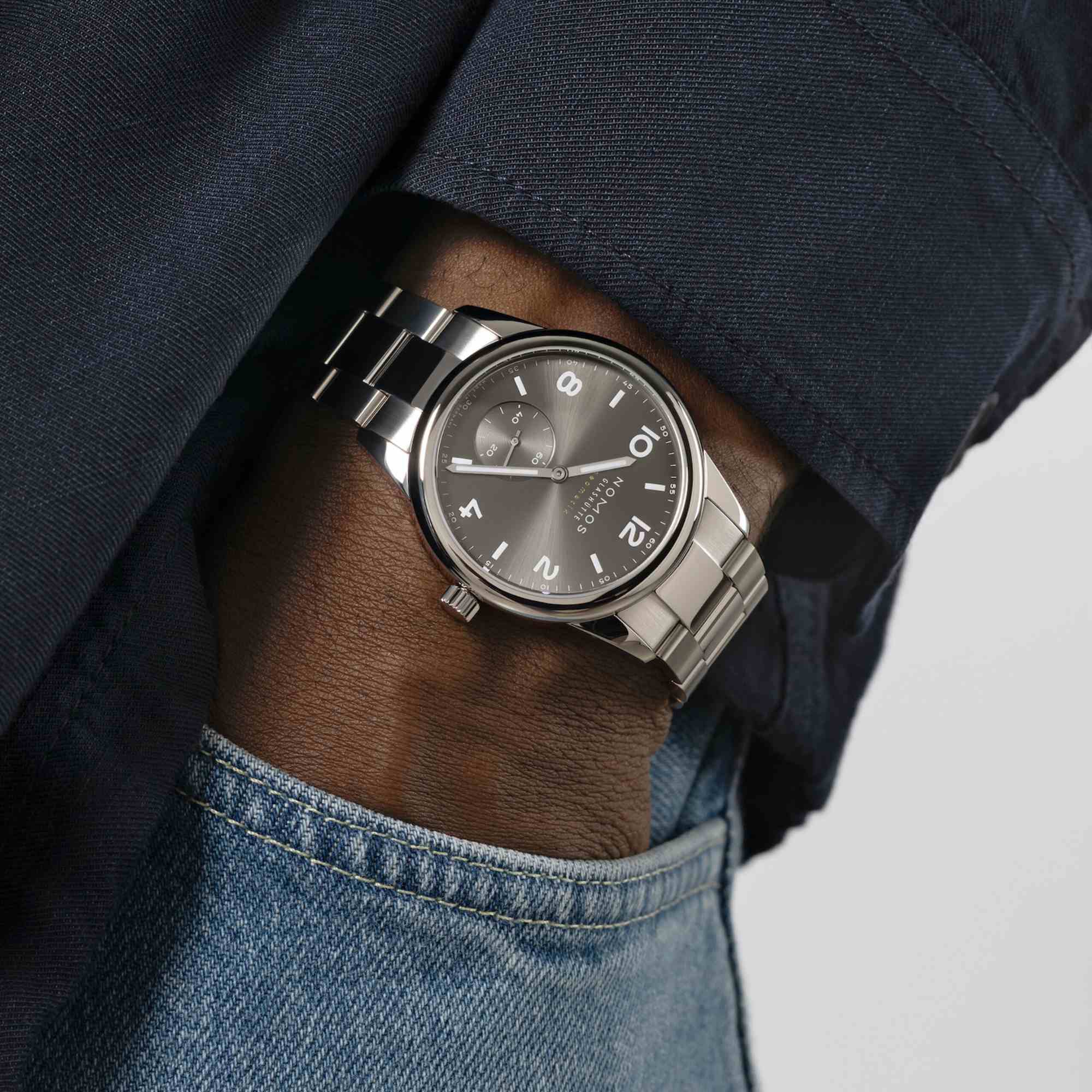 NOMOS Glashütte Club Sport neomatik 39 smoke (Ref: 763)