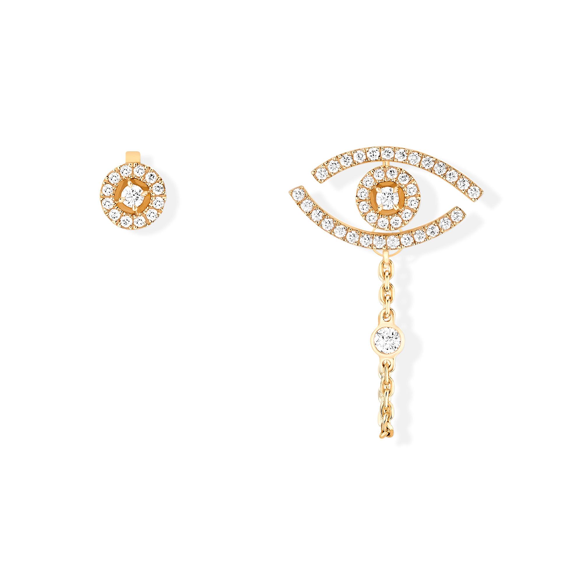 Messika Lucky Eye Ohrringe (Ref: 11349-YG)