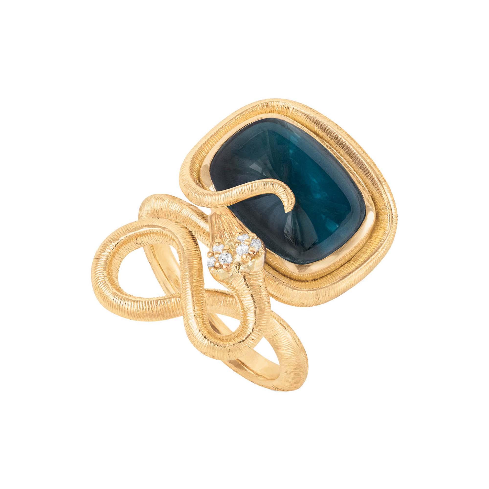 Ole Lynggaard Copenhagen Snakes Ring Petite (Ref: A2790-406)