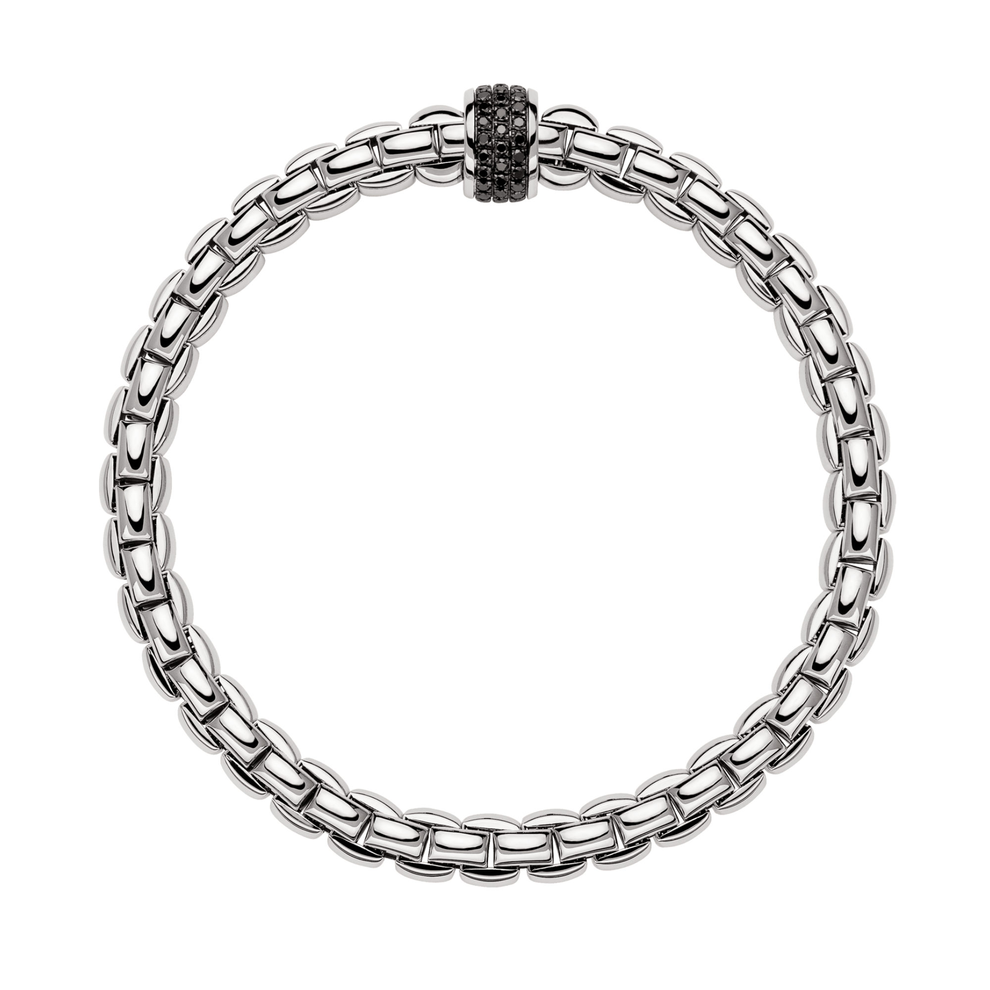 FOPE Eka Flex'it Armband mit schwarzen Diamanten (Ref: 70405BX_PN_B_X1X_0XS)