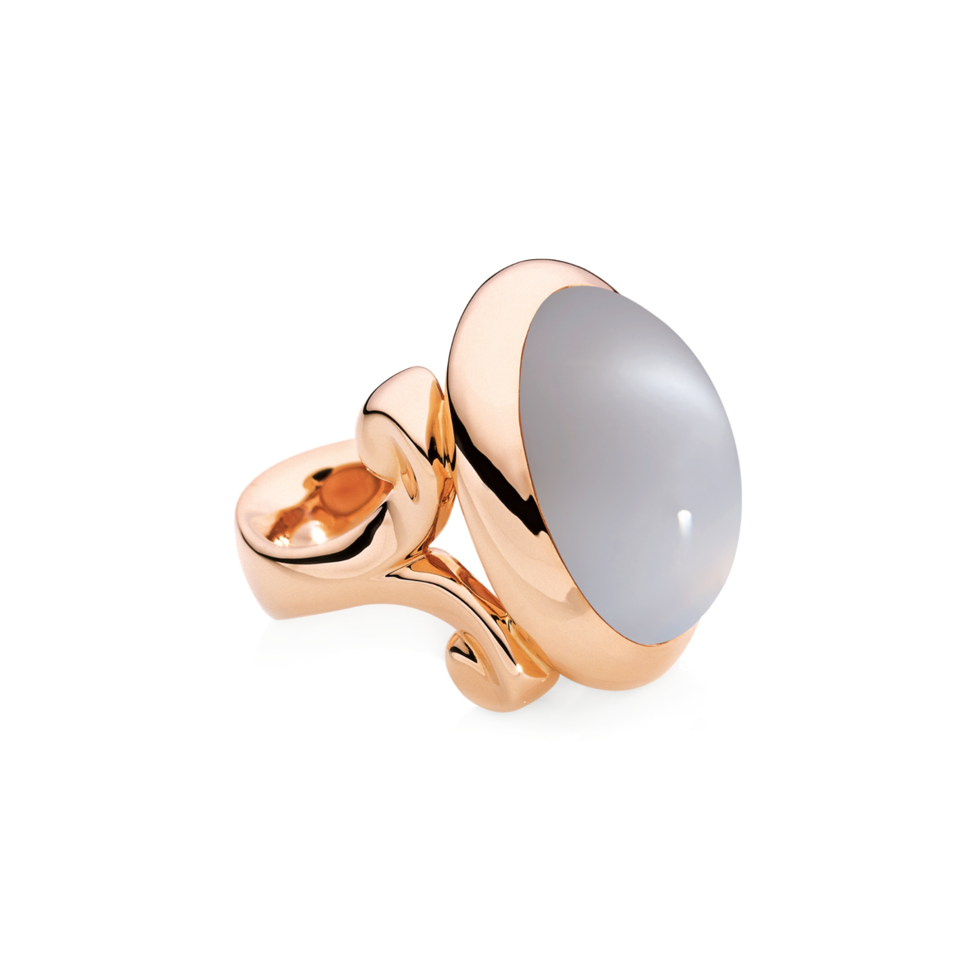 Tamara Comolli HIPPIE GLAM Ring small Grauer Mondstein (Ref: R-HG-s-MoGr-rg)