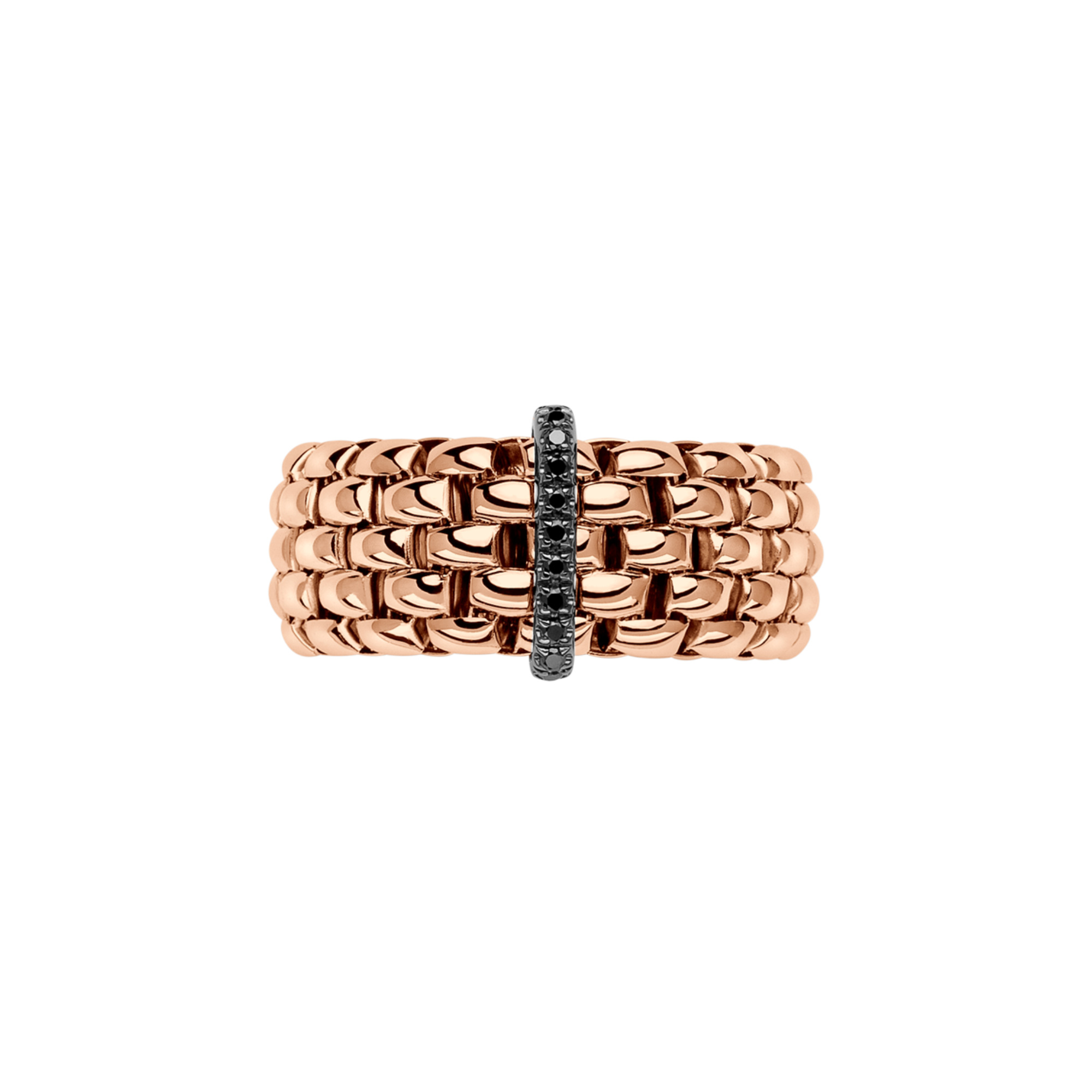 FOPE Panorama Flex'it Ring mit schwarzen Diamanten (Ref: 58604AX_BN_R_X1X_00S)
