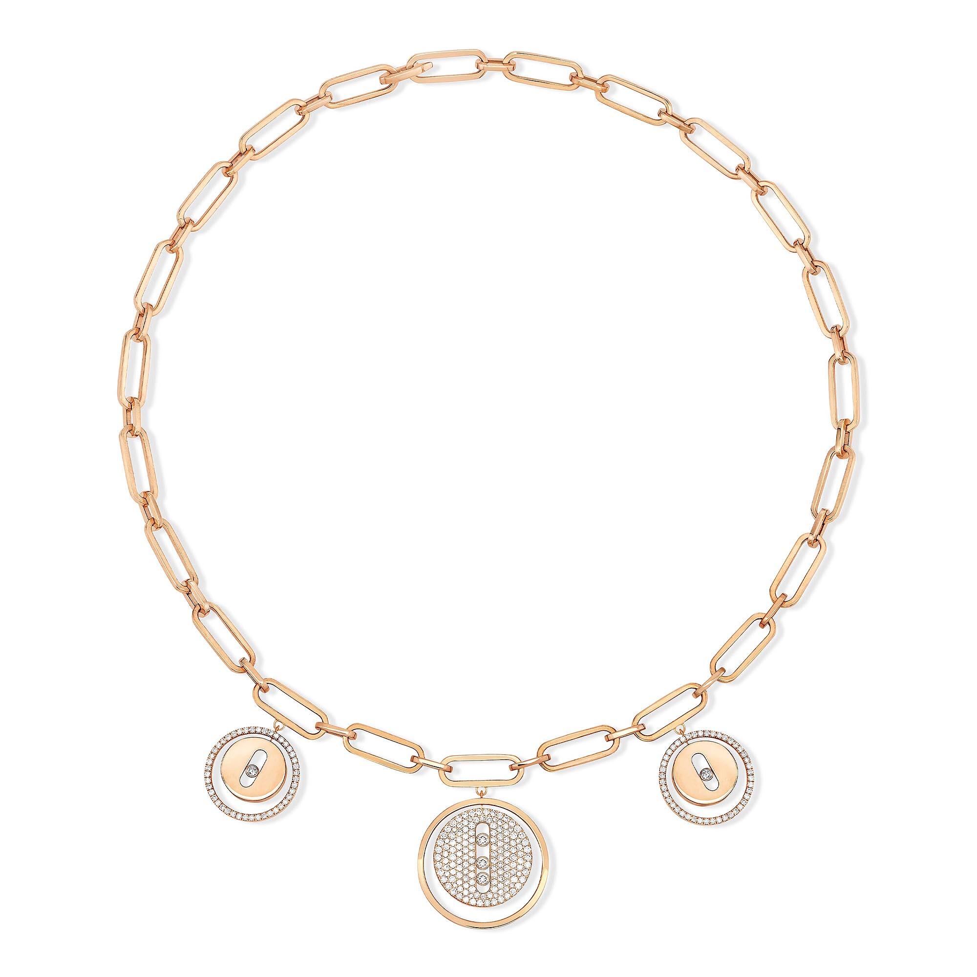 Messika Lucky Move Charms Choker Kette (Ref: 11972-PG)