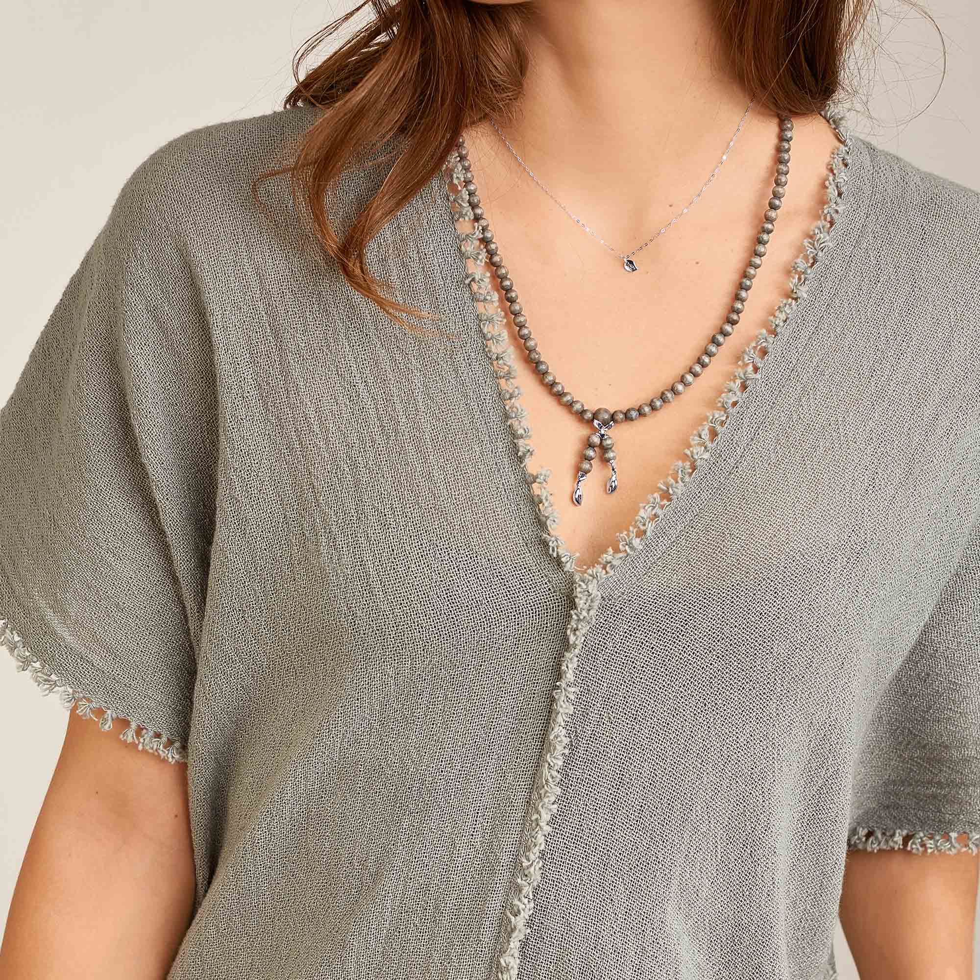 Tamara Comolli INDIA Armband mit Greywood Medium (Ref: B-IND-GW-m-wg)