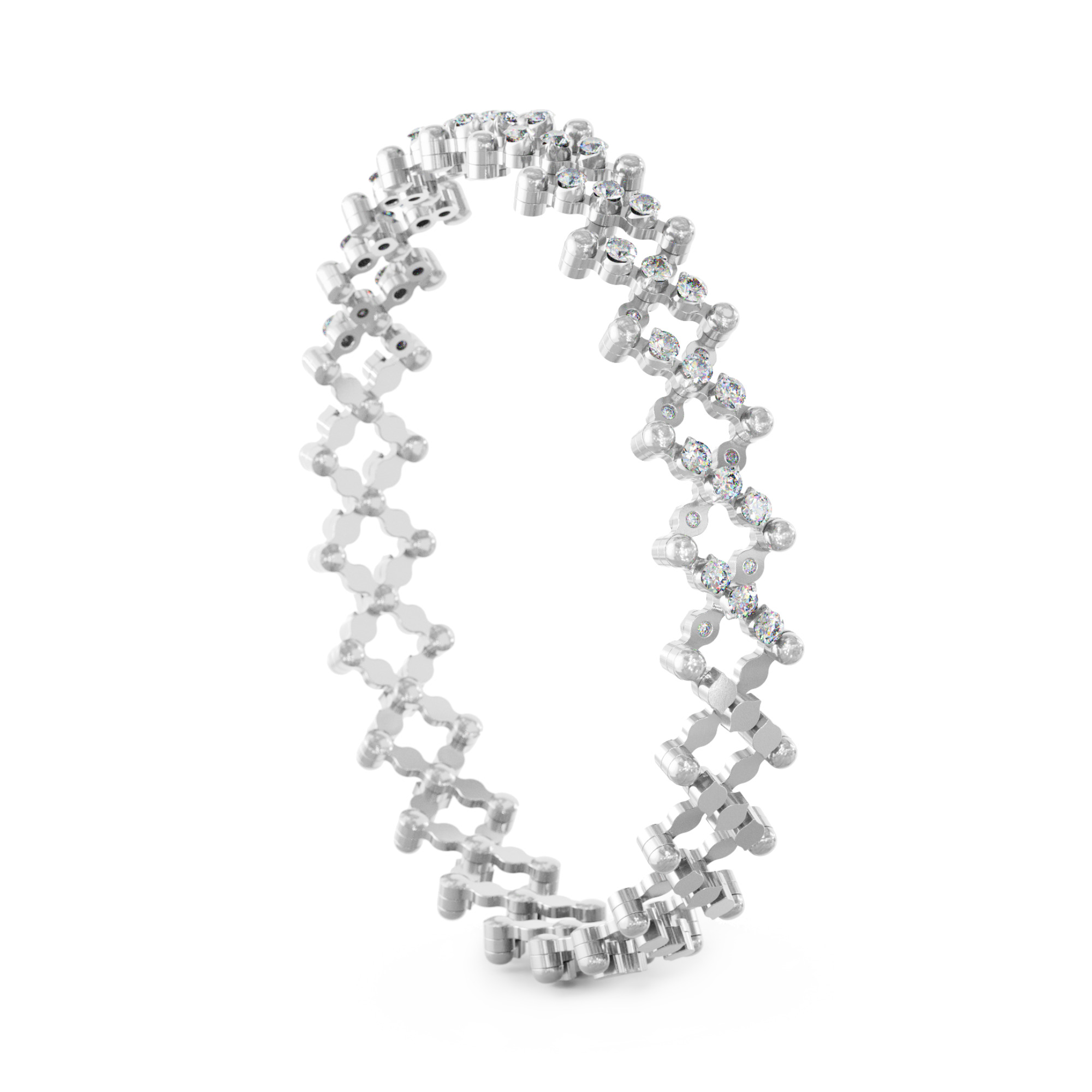 Serafino Consoli Serafino Multi-Size Ring und Armreif (Ref: S.RB 5HMI4 WG WD)