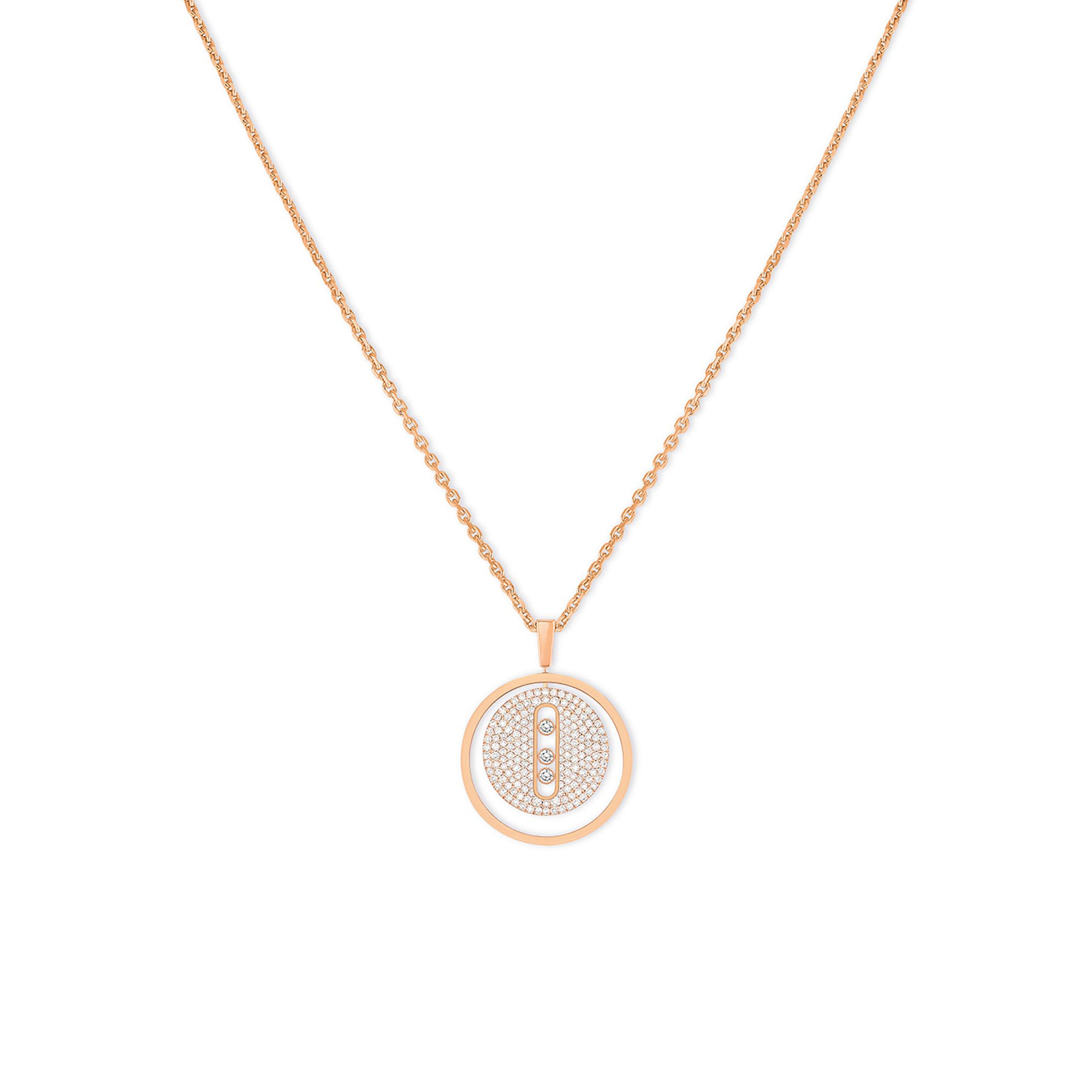 Messika Lucky Move MM Pavé Collier (Ref: 07395-PG)