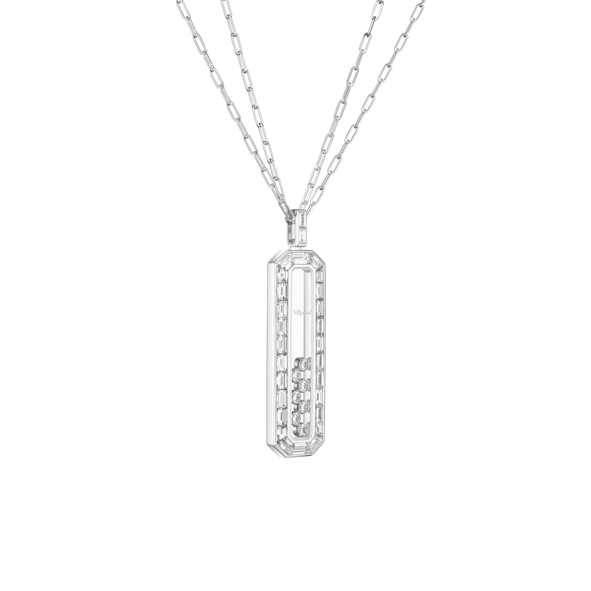 Chopard Happy Diamonds Icons Joaillerie Anhänger mit Halskette (Ref: 79A209-1001)