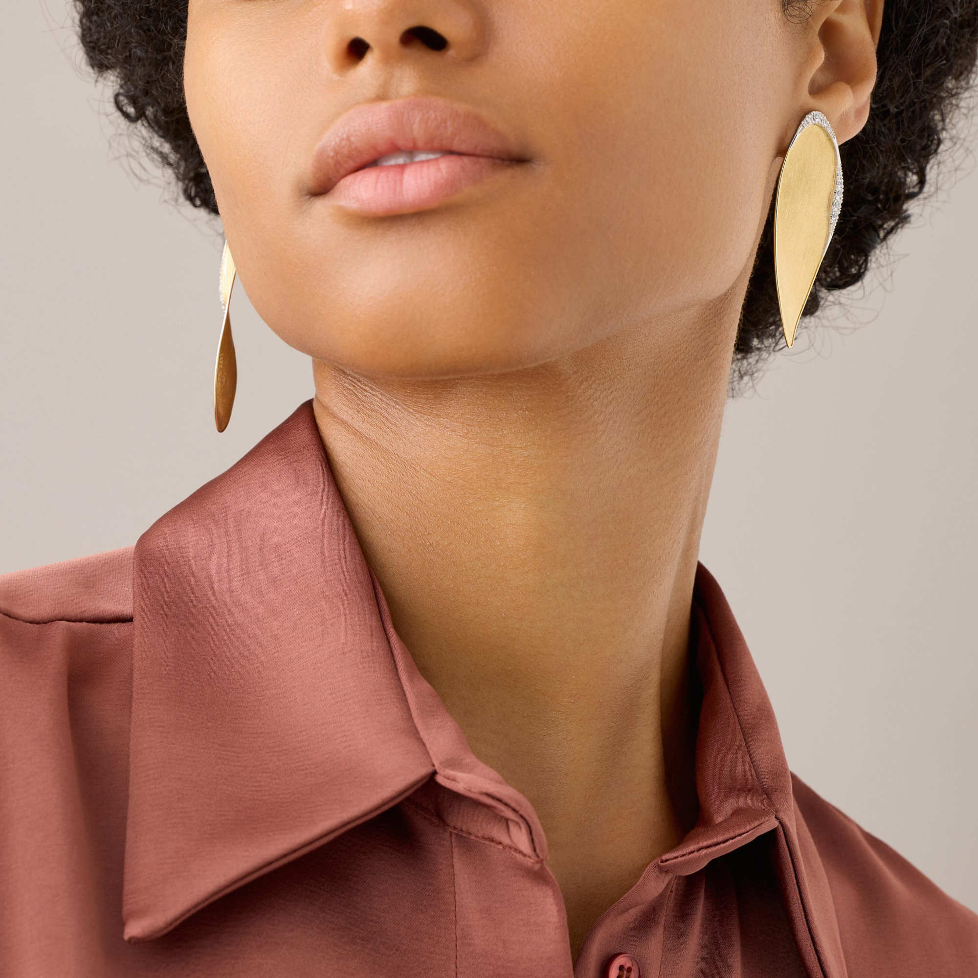 Marco Bicego Lunaria Twist Ohrringe (Ref: OB1915 B YW)