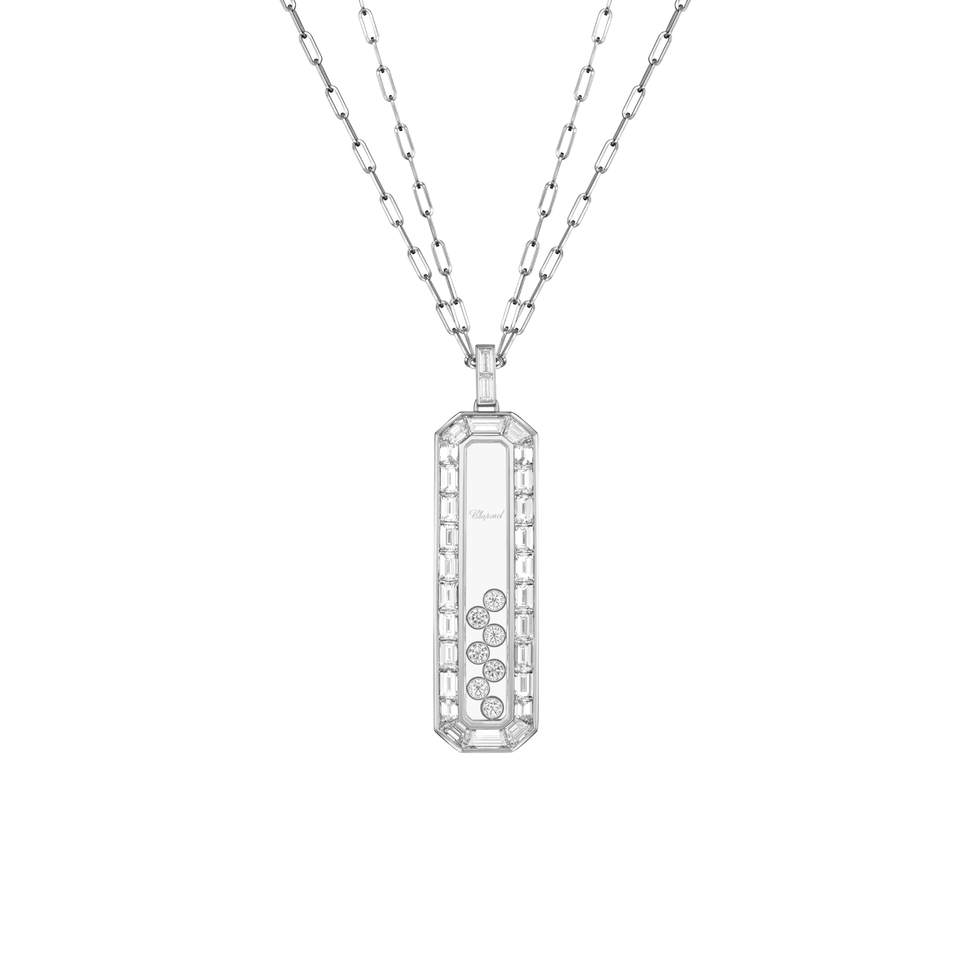 Chopard Happy Diamonds Icons Joaillerie Anhänger mit Halskette (Ref: 79A209-1001)