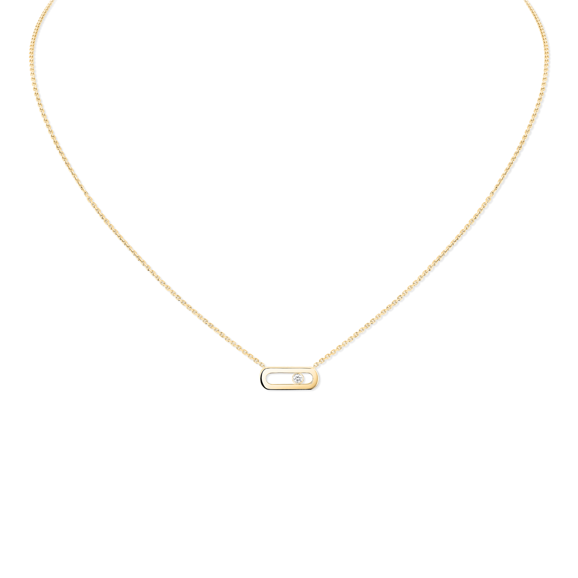 Messika Move Uno Halskette (Ref: 14613-YG)